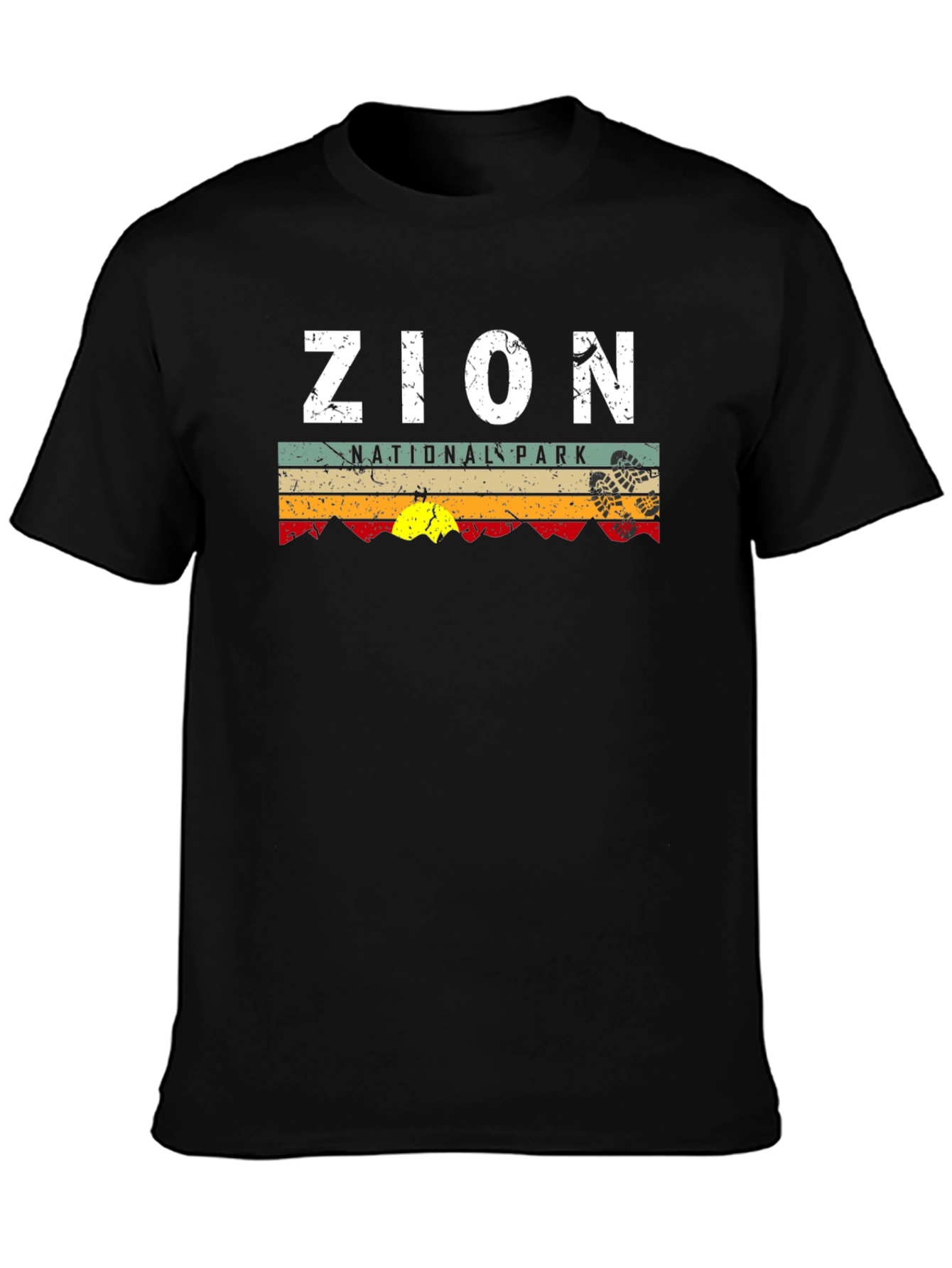 Zion National Park Retro Graphic T-Shirt