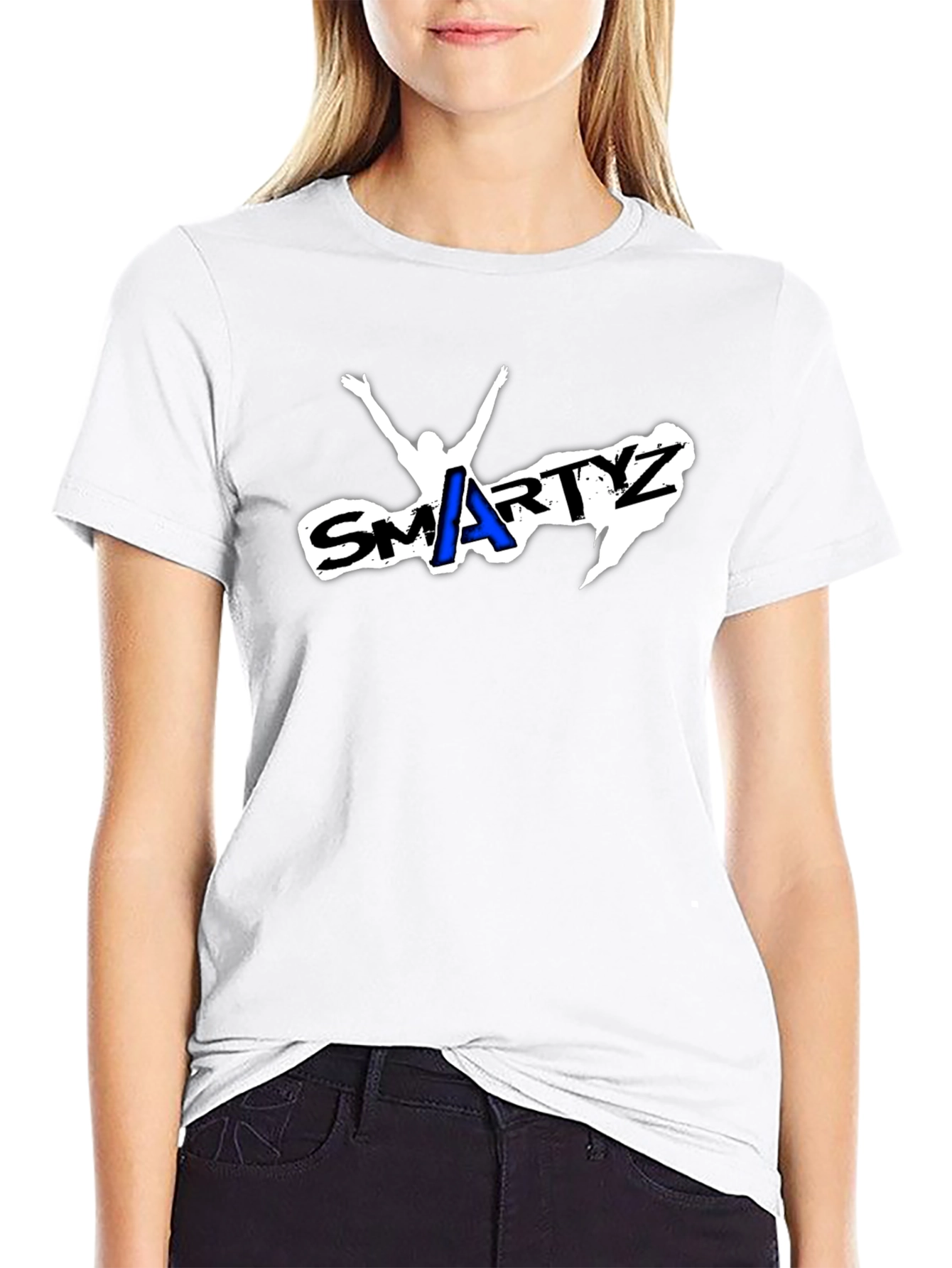 Smartyz Graphic Tee - Cool & Casual Black T-Shirt