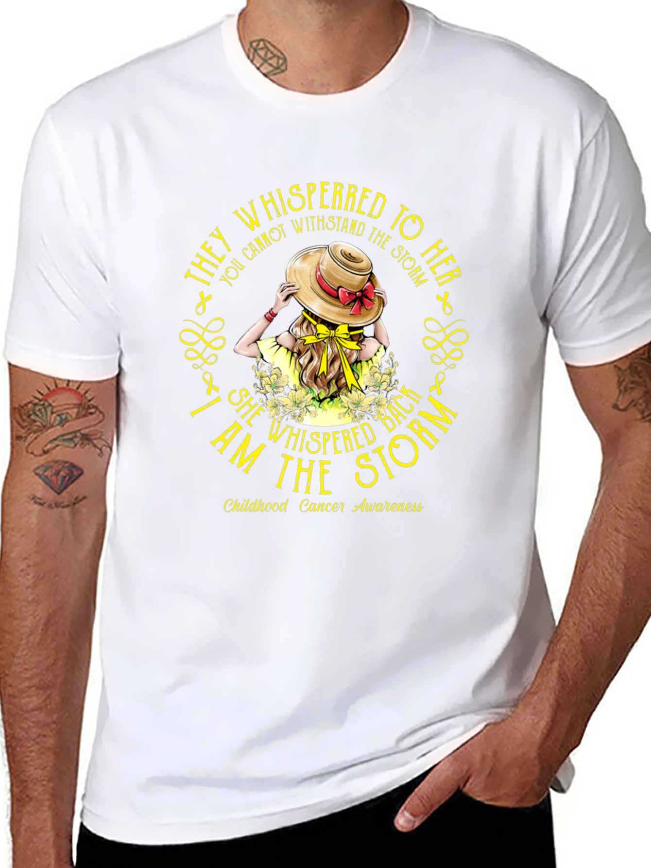 Childhood Cancer Awareness I Am The Storm T-Shirt
