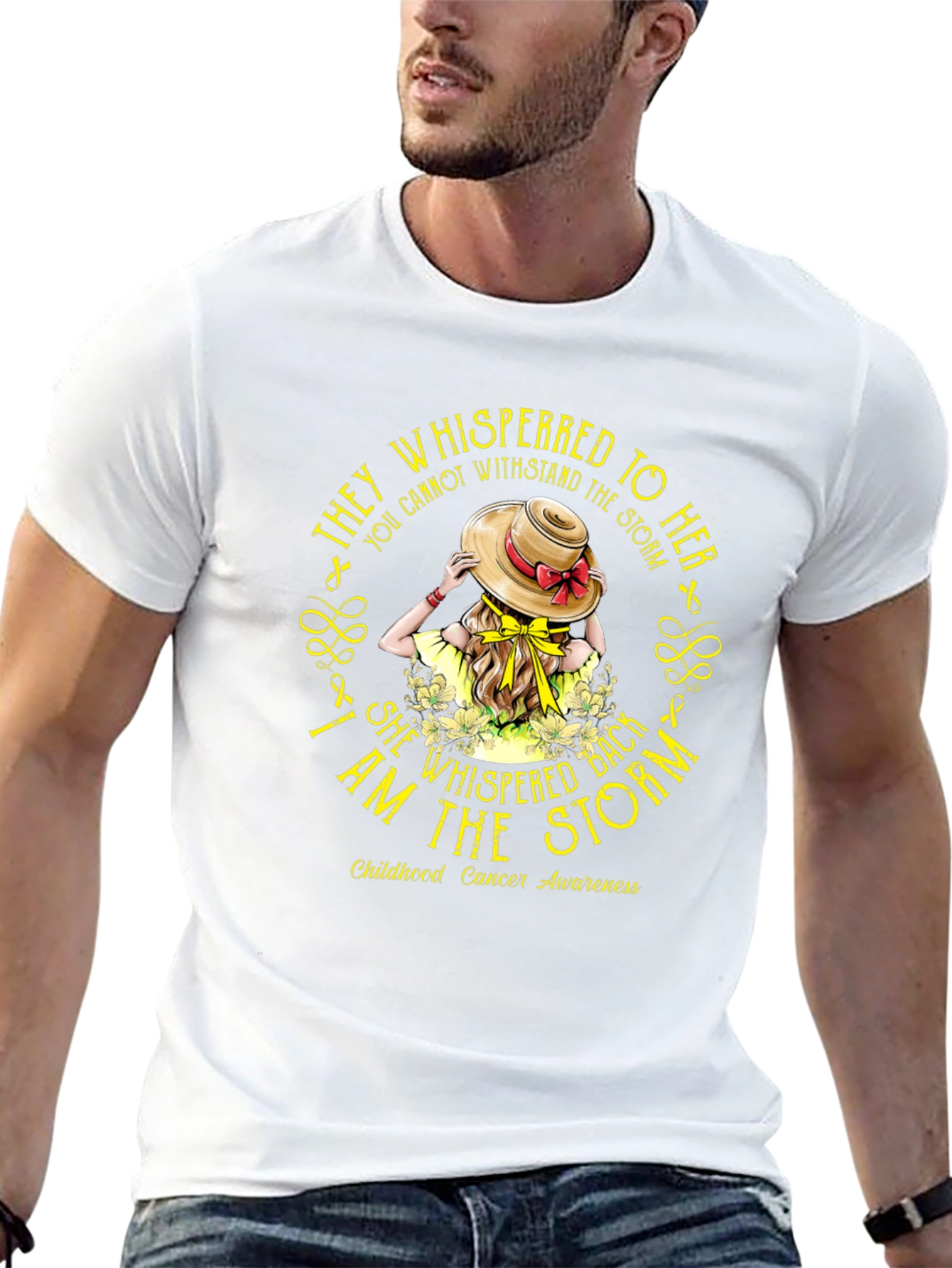 Childhood Cancer Awareness I Am The Storm T-Shirt