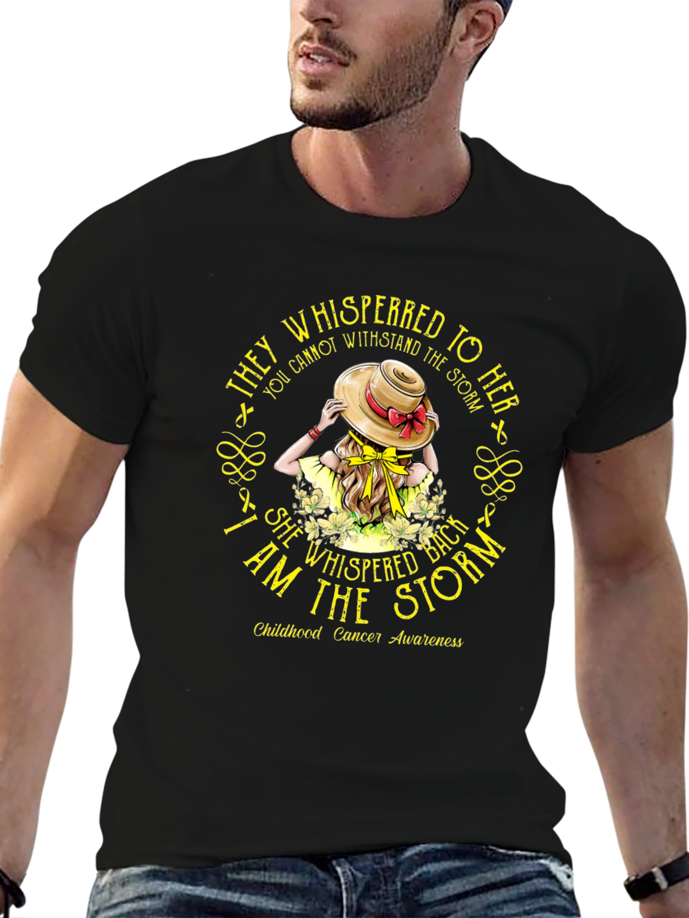 Childhood Cancer Awareness I Am The Storm T-Shirt