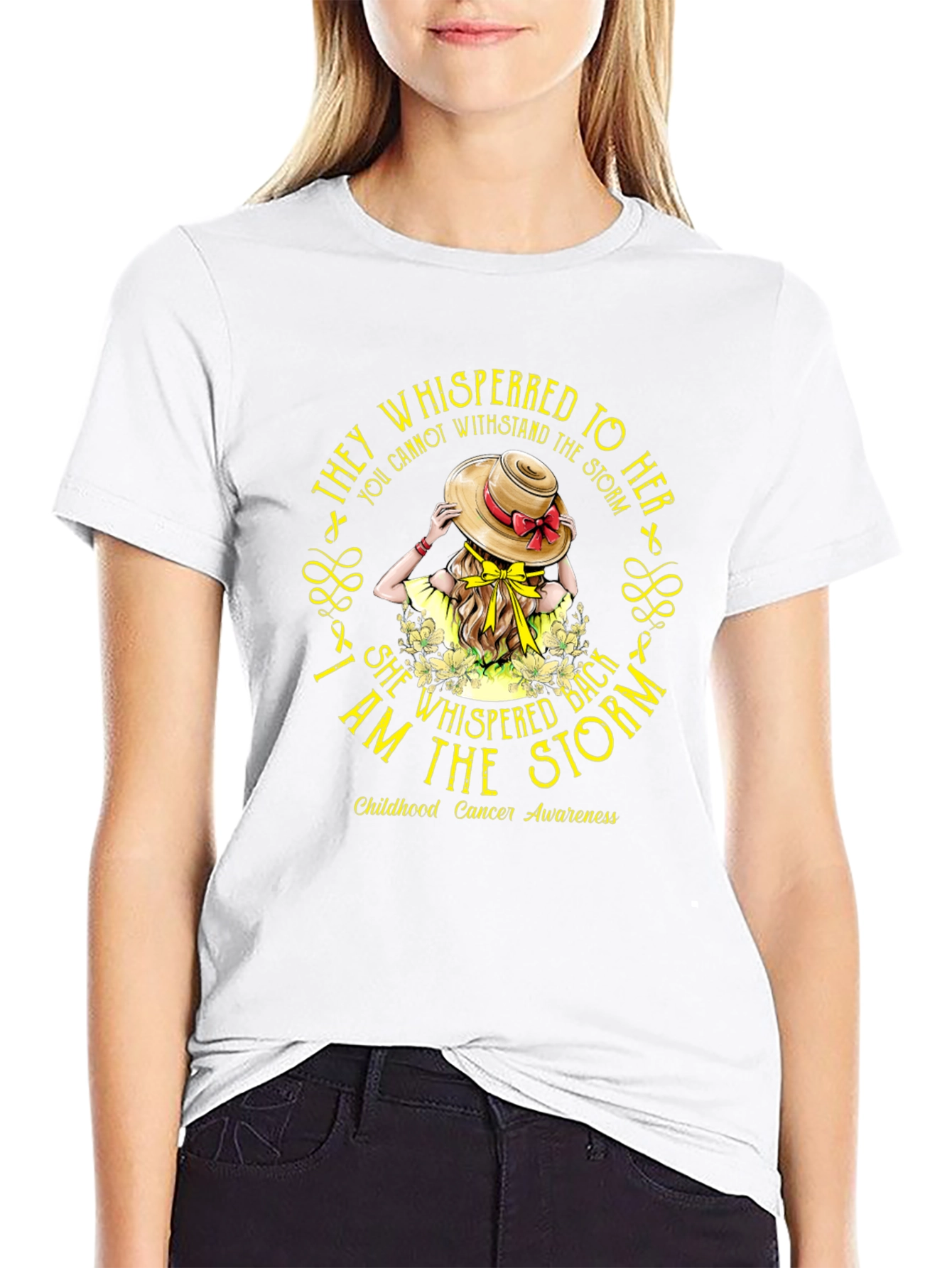 Childhood Cancer Awareness I Am The Storm T-Shirt