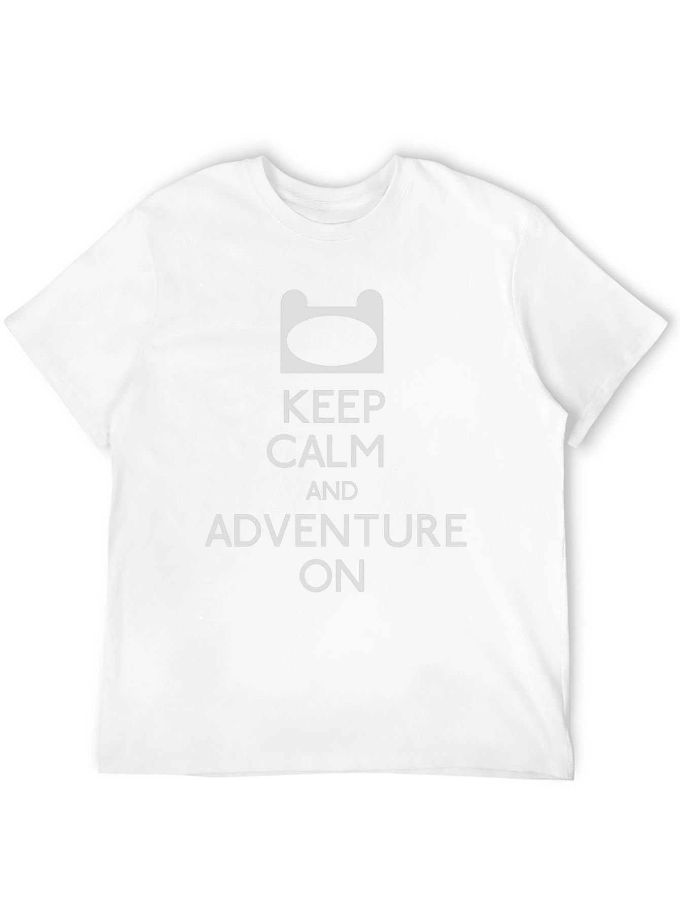 Keep Calm and Adventure On Black T-Shirt