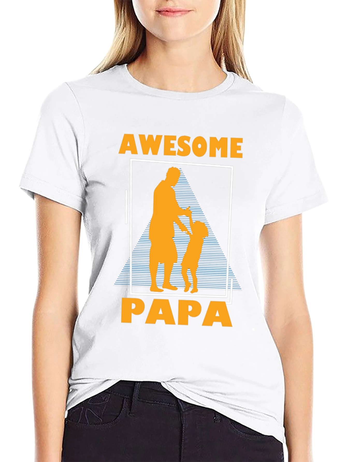 Awesome Papa Graphic T-Shirt