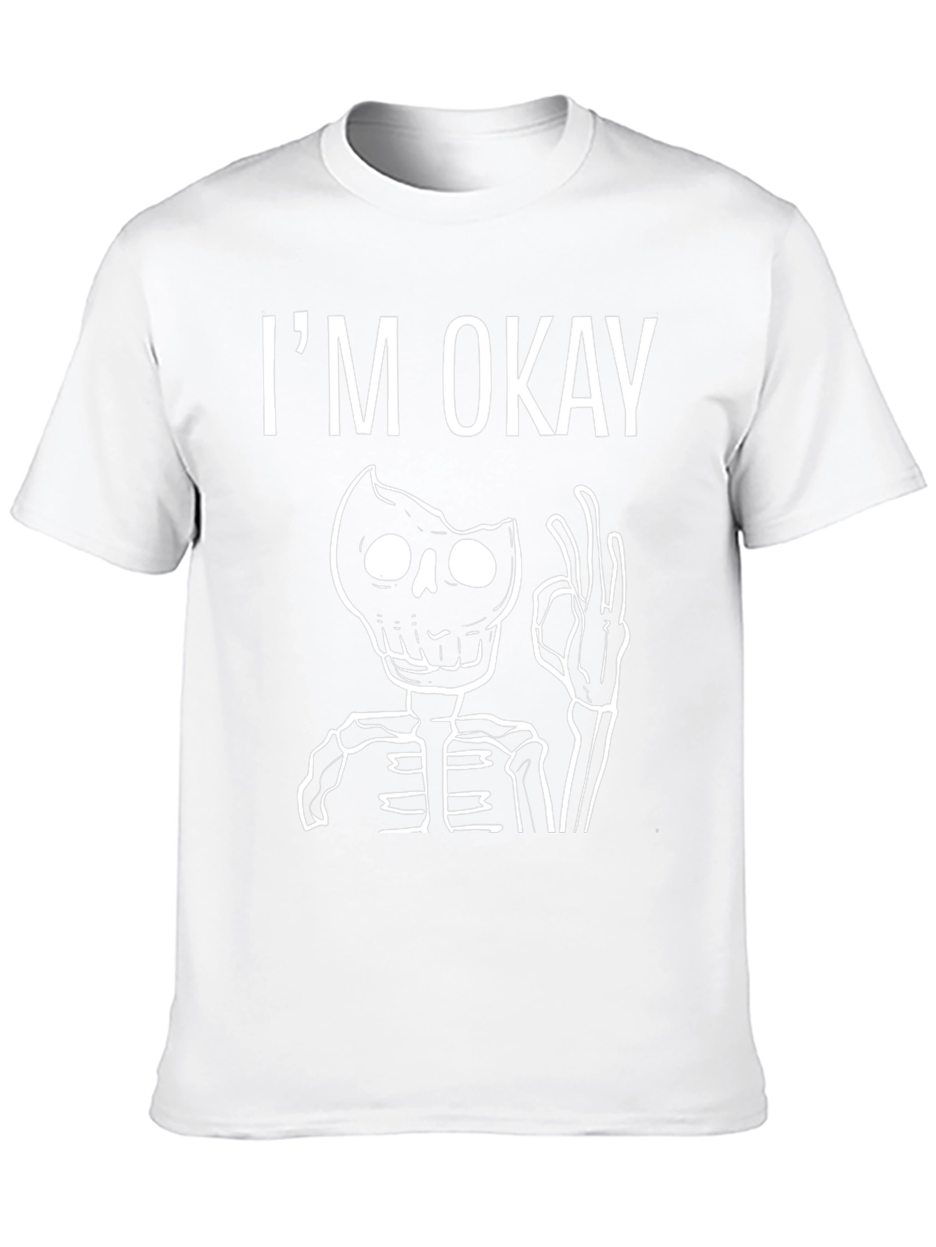 Im Okay Skeleton Graphic Tee