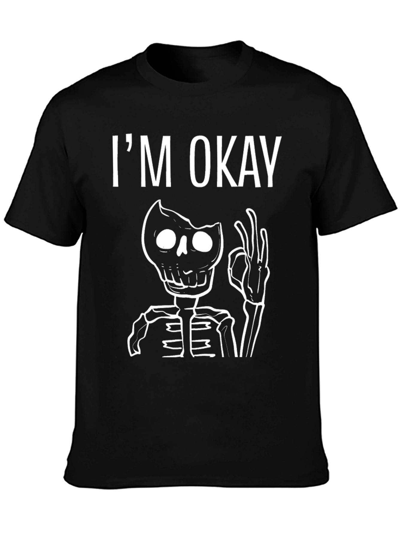 Im Okay Skeleton Graphic Tee
