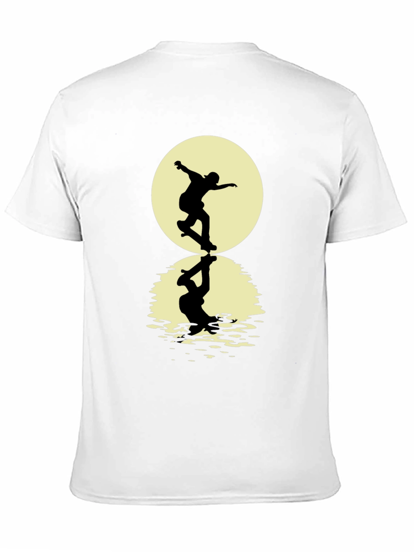 Skateboarding Silhouette T-Shirt - Black Graphic Tee
