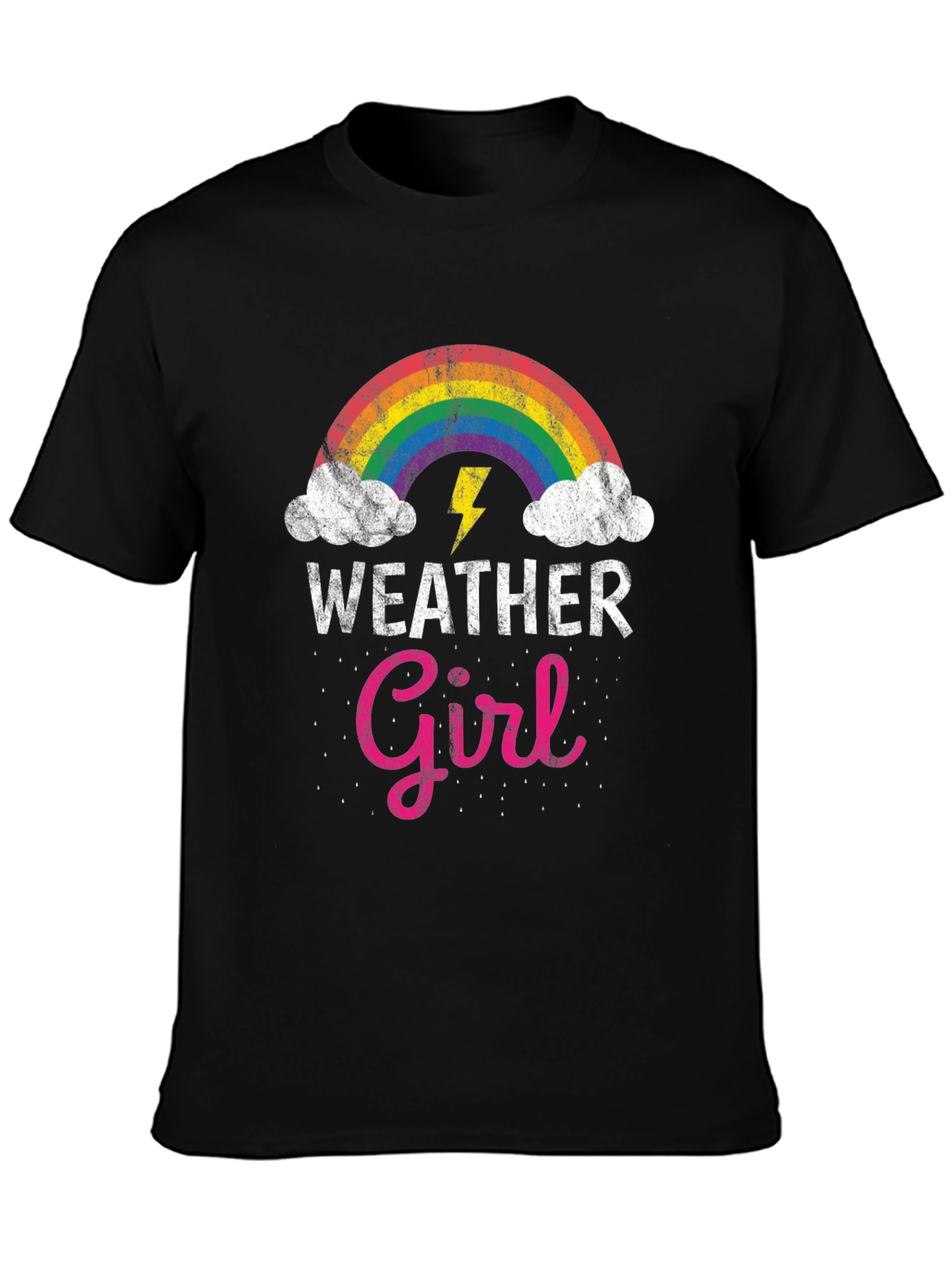Weather Girl Rainbow Graphic T-Shirt
