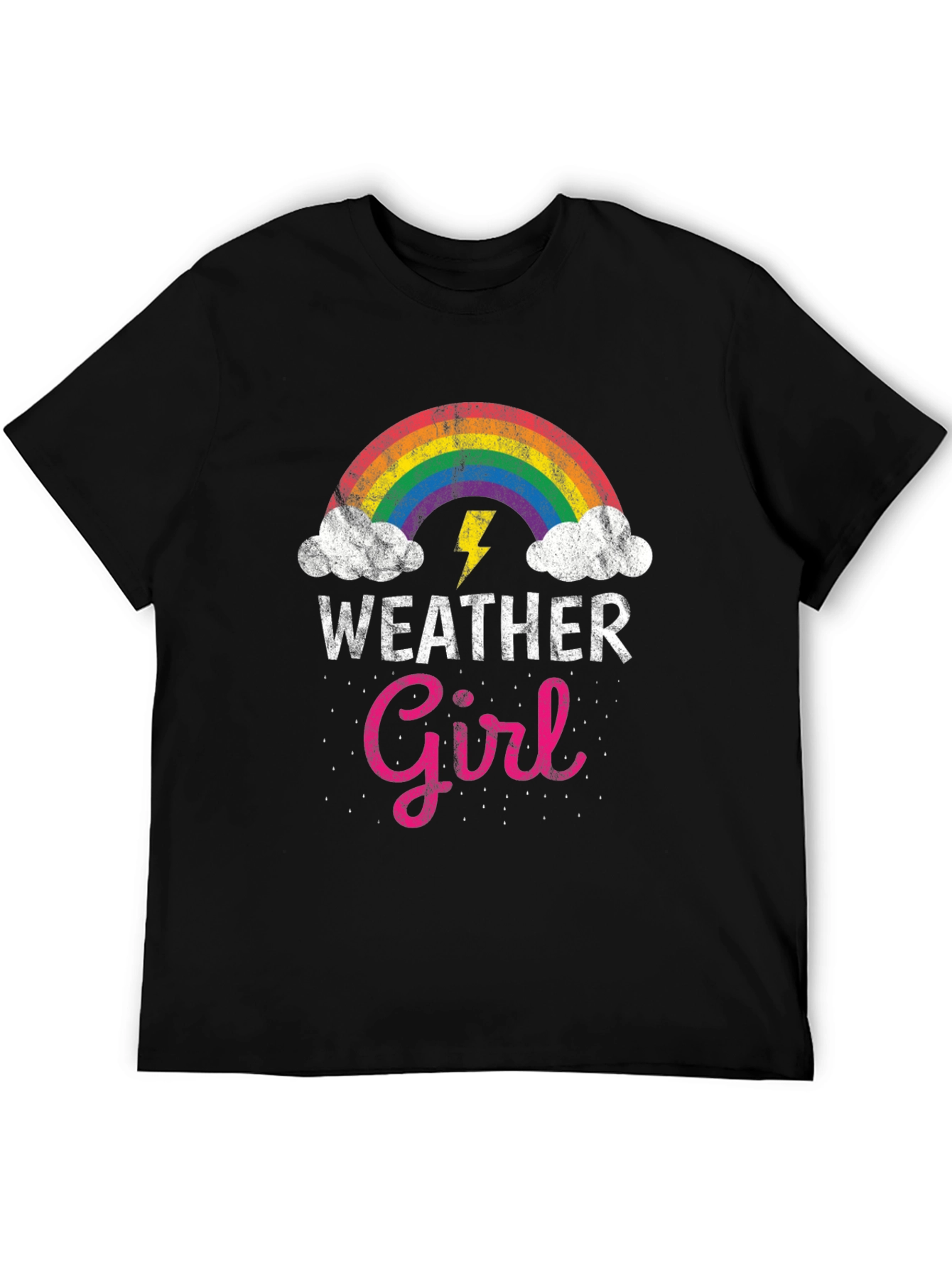 Weather Girl Rainbow Graphic T-Shirt