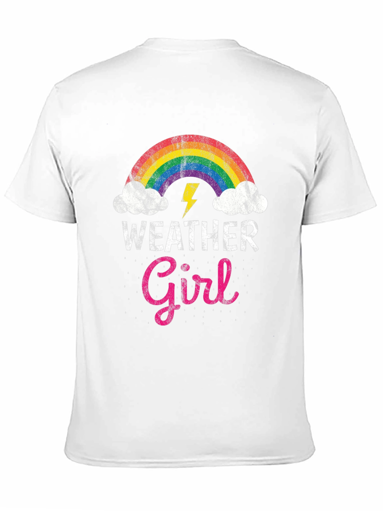 Weather Girl Rainbow Graphic T-Shirt