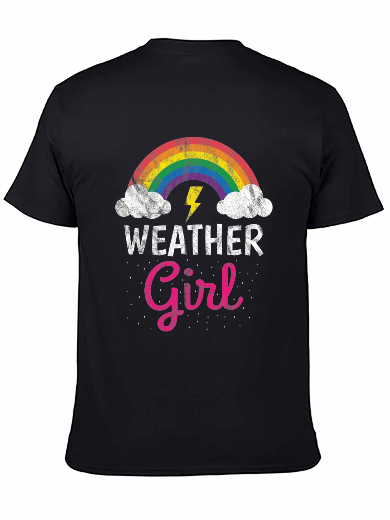 Weather Girl Rainbow Graphic T-Shirt