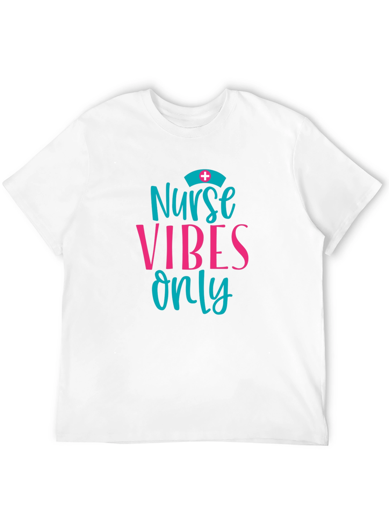 Nurse Vibes Only Graphic Tee - Black