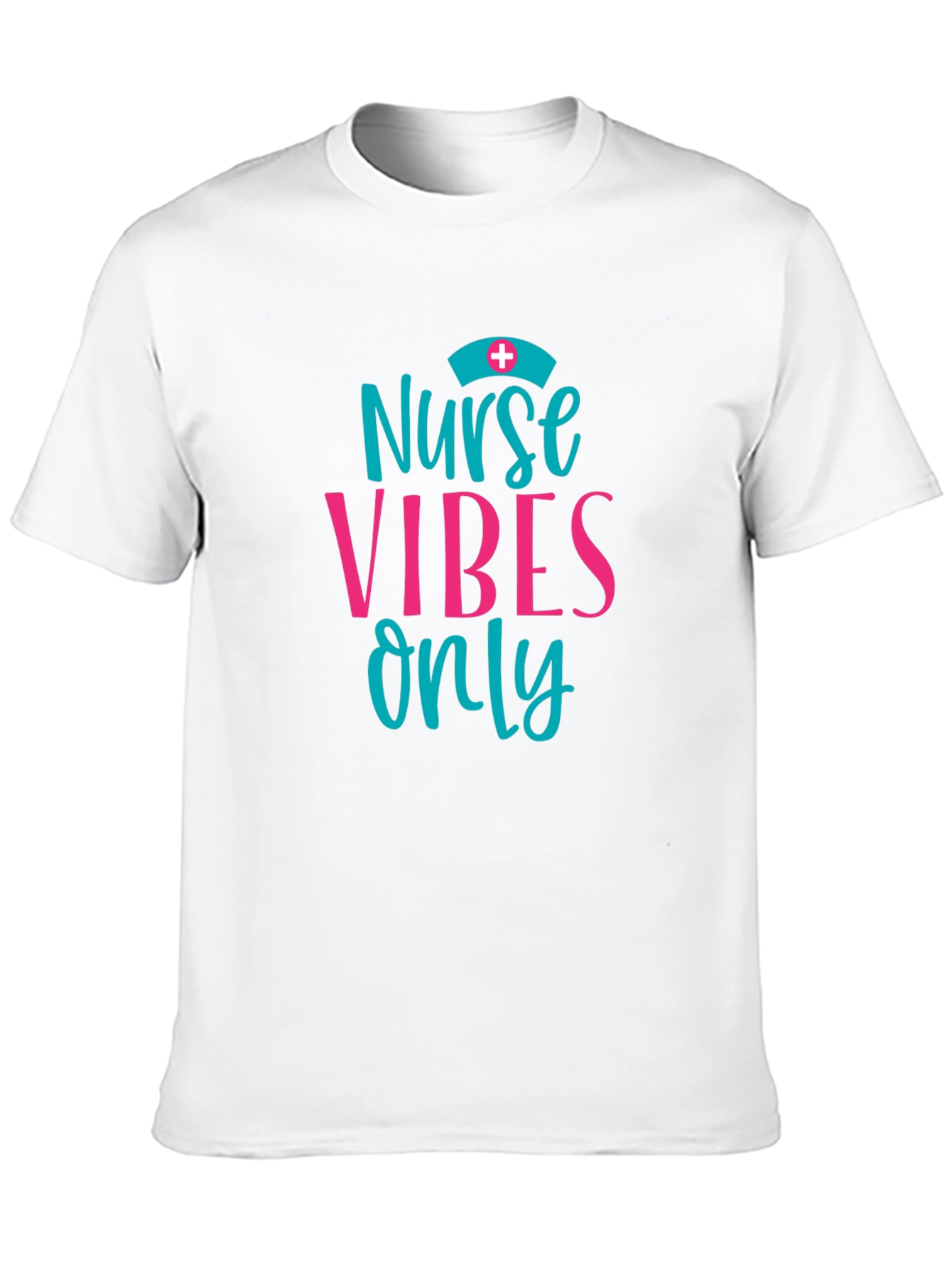 Nurse Vibes Only Graphic Tee - Black