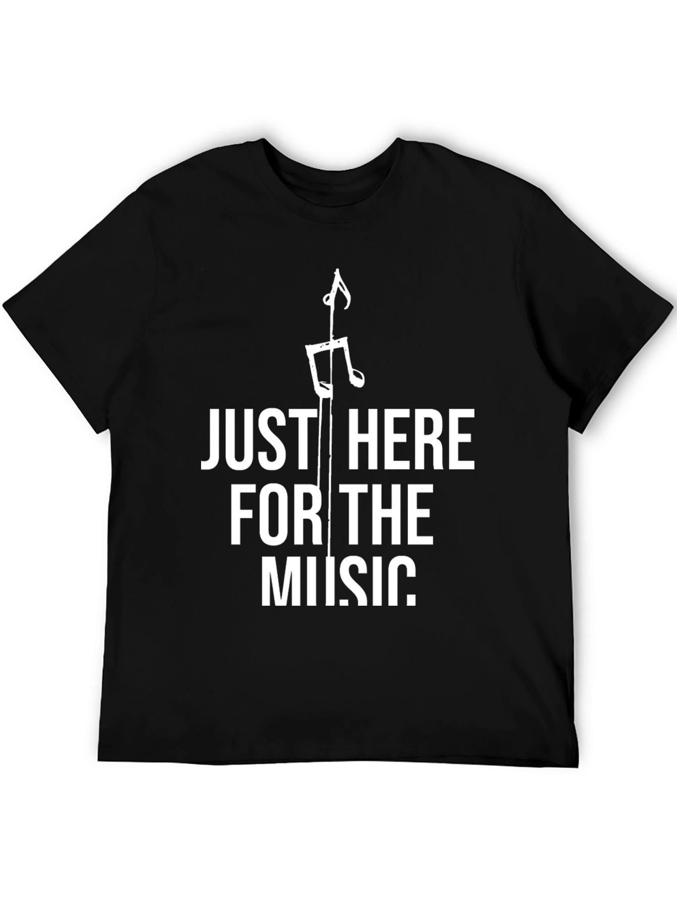 Just Here for the Music Graphic Tee