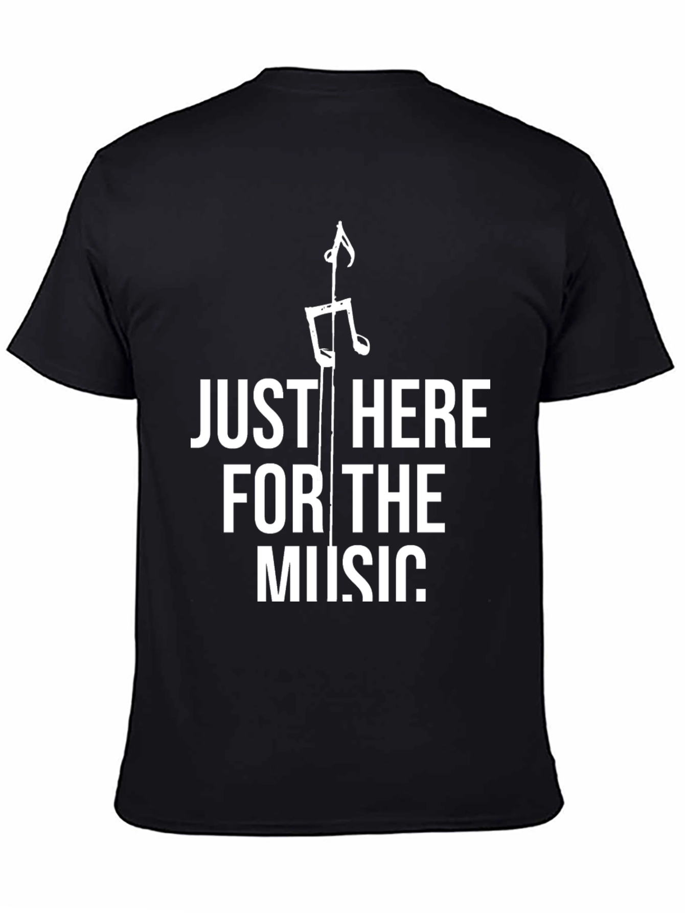 Just Here for the Music Graphic Tee