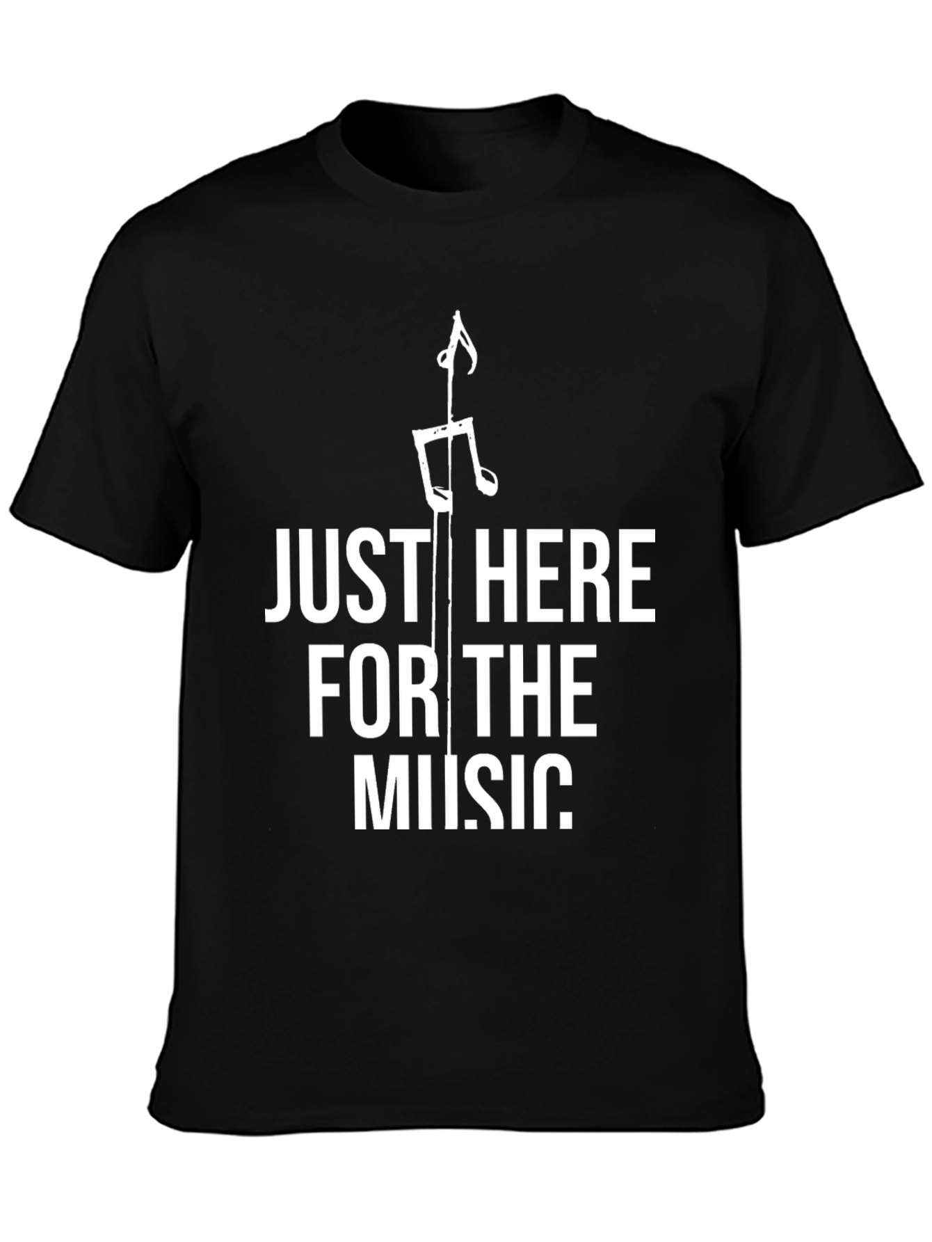 Just Here for the Music Graphic Tee