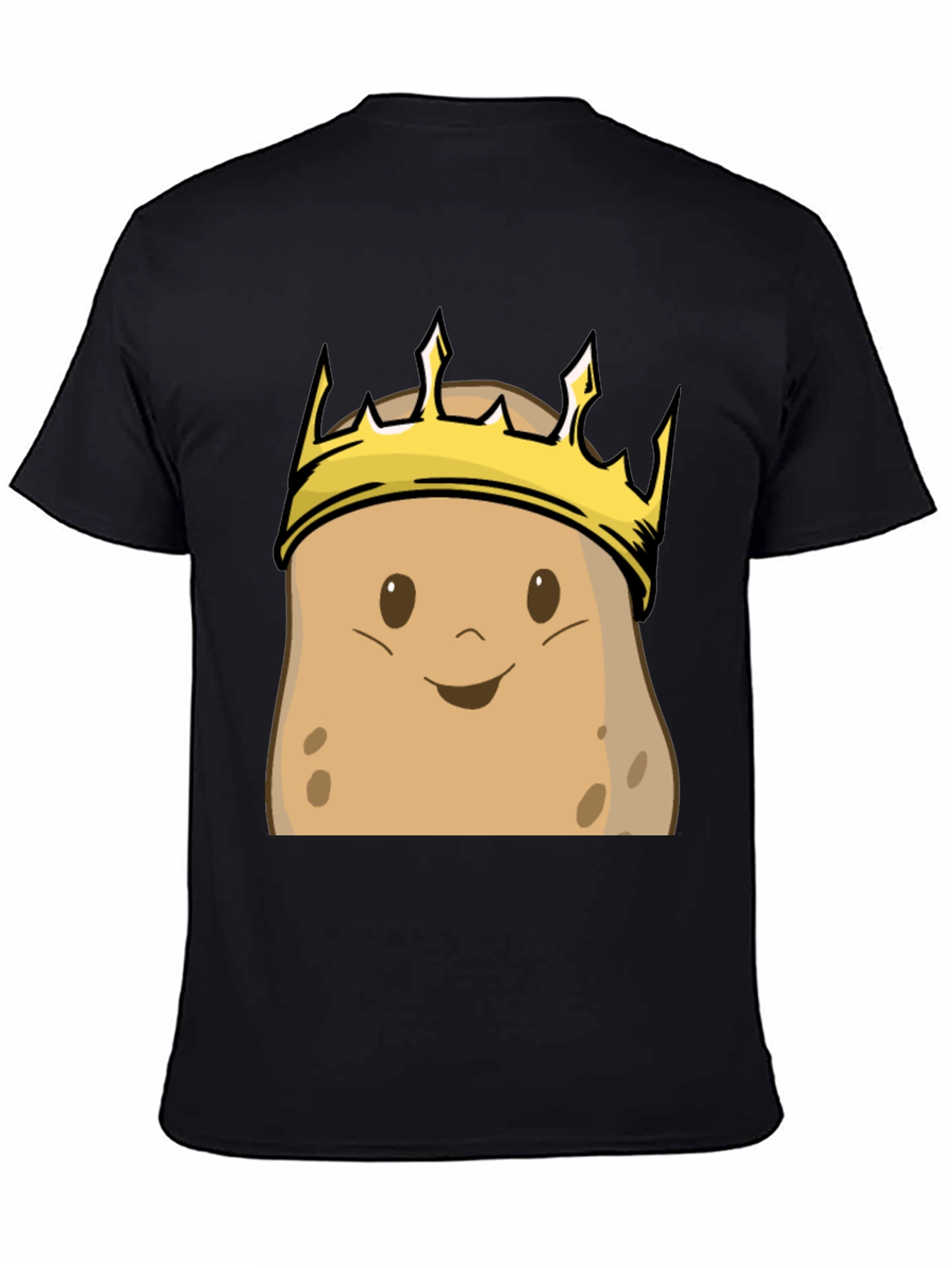 Potato King T-Shirt - Funny Cartoon Graphic Tee