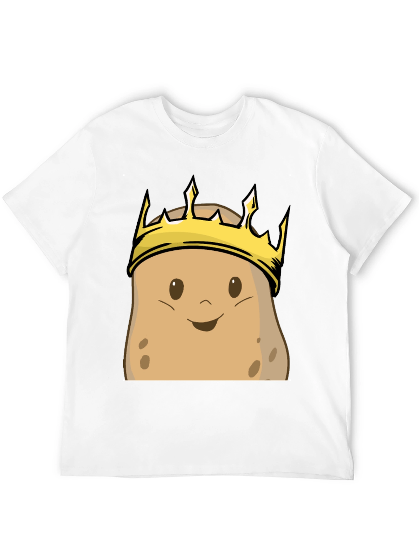 Potato King T-Shirt - Funny Cartoon Graphic Tee