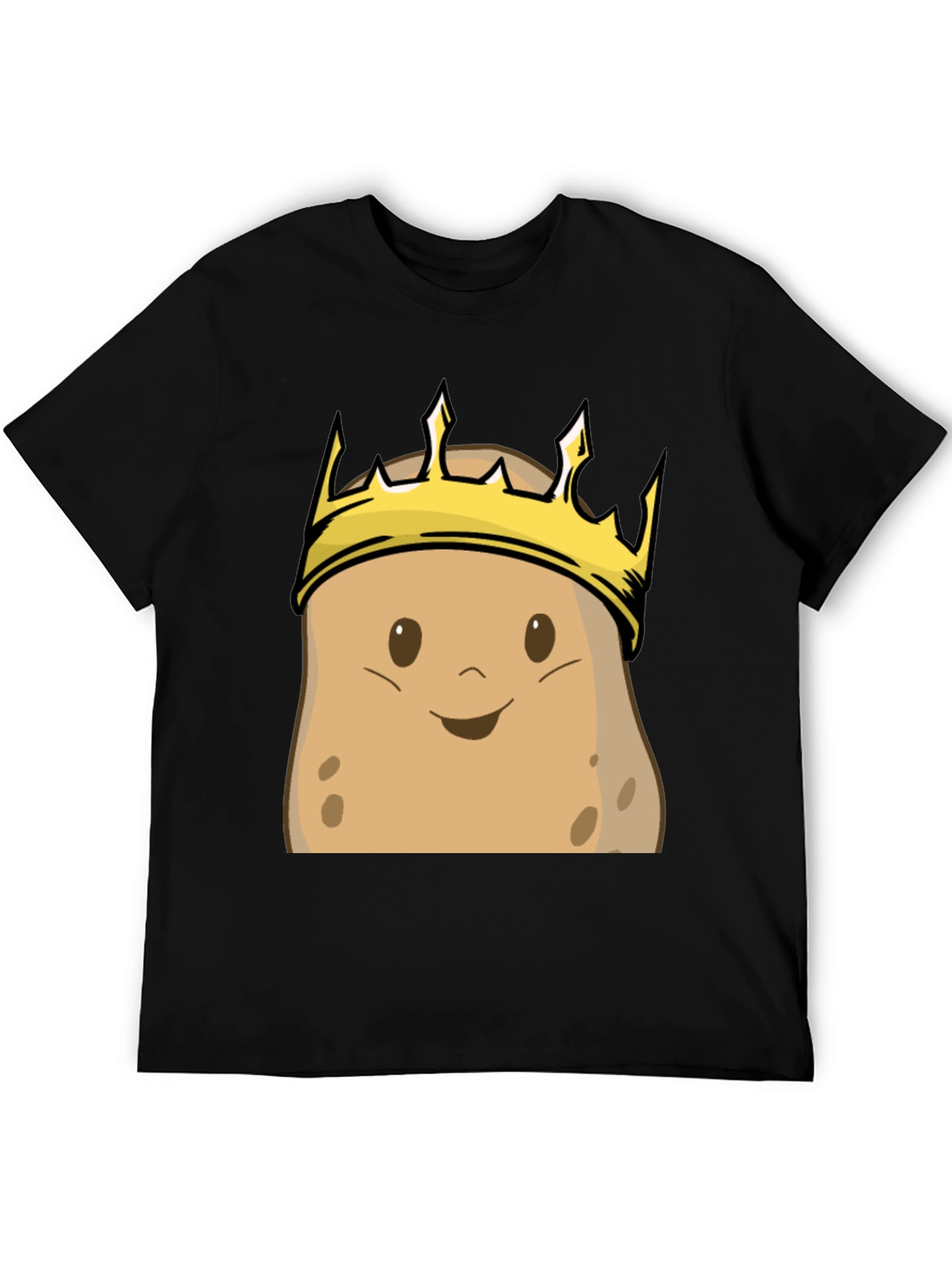 Potato King T-Shirt - Funny Cartoon Graphic Tee