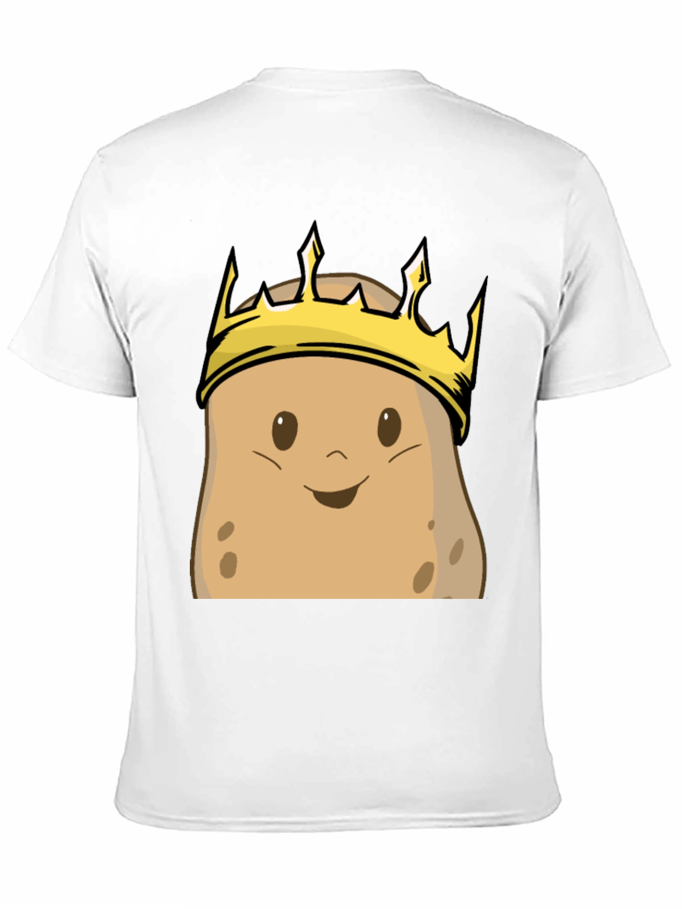 Potato King T-Shirt - Funny Cartoon Graphic Tee
