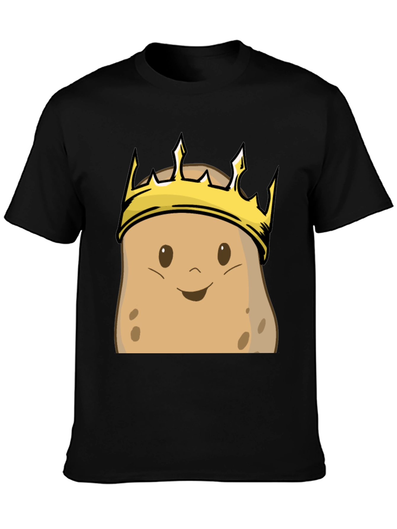 Potato King T-Shirt - Funny Cartoon Graphic Tee