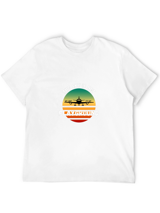 The Sky Is Not My Playground T-Shirt Pilot Aviation