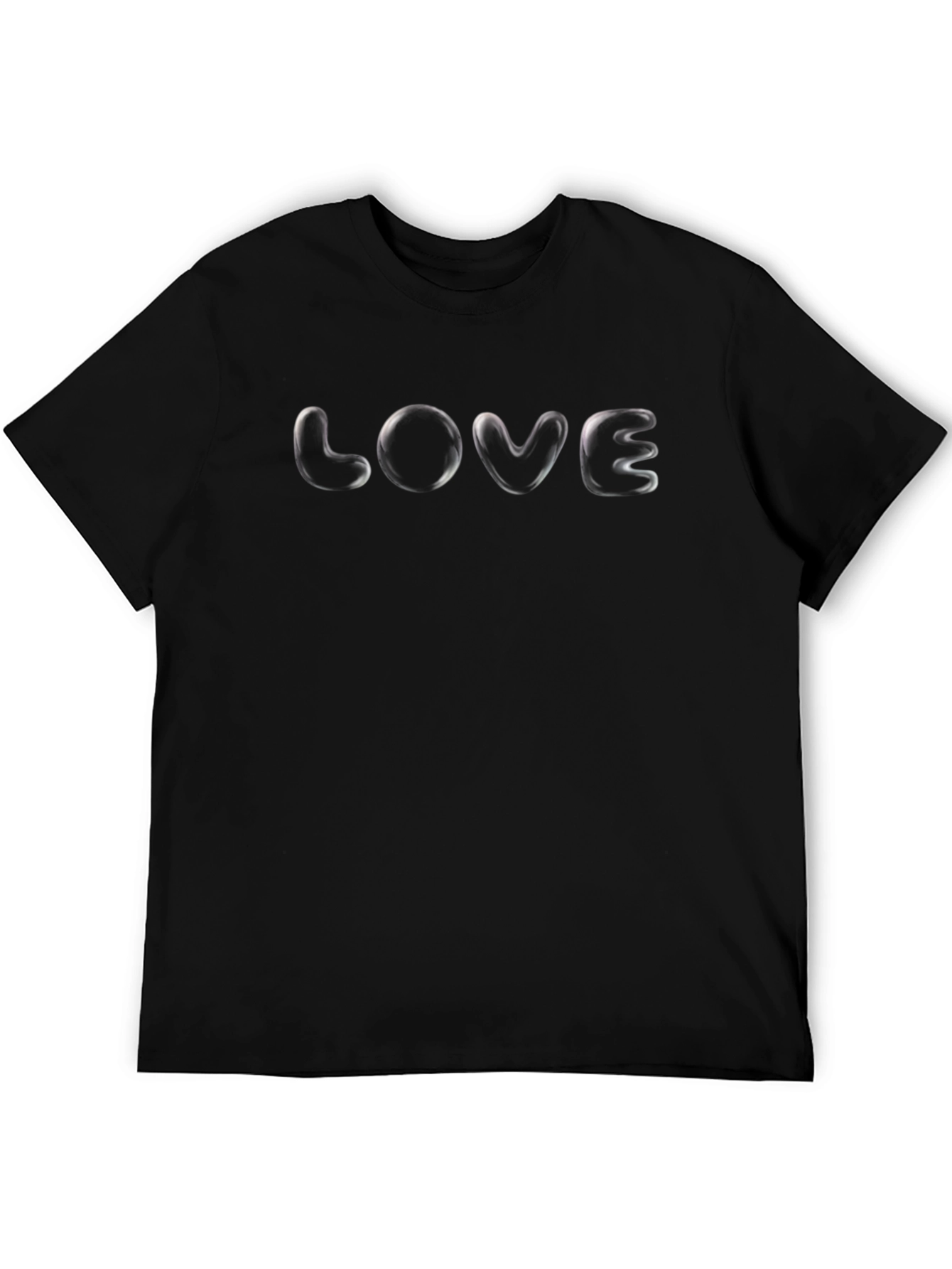 LOVE Bubble Letter Black T-Shirt