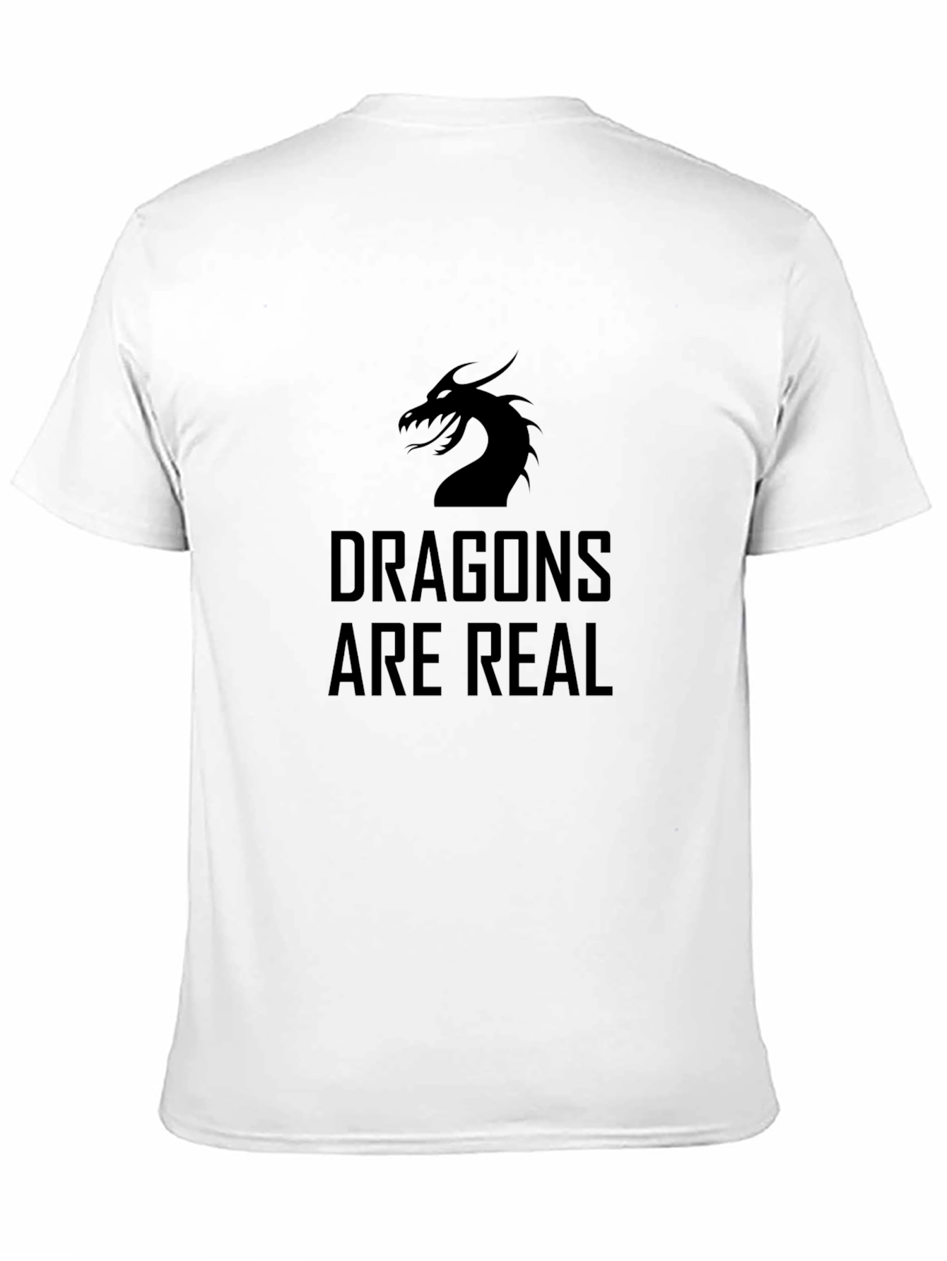 Dragons Are Real Black Graphic T-Shirt