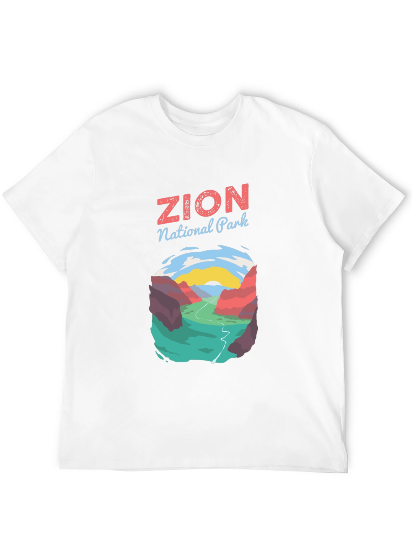Zion National Park Graphic Tee - Black