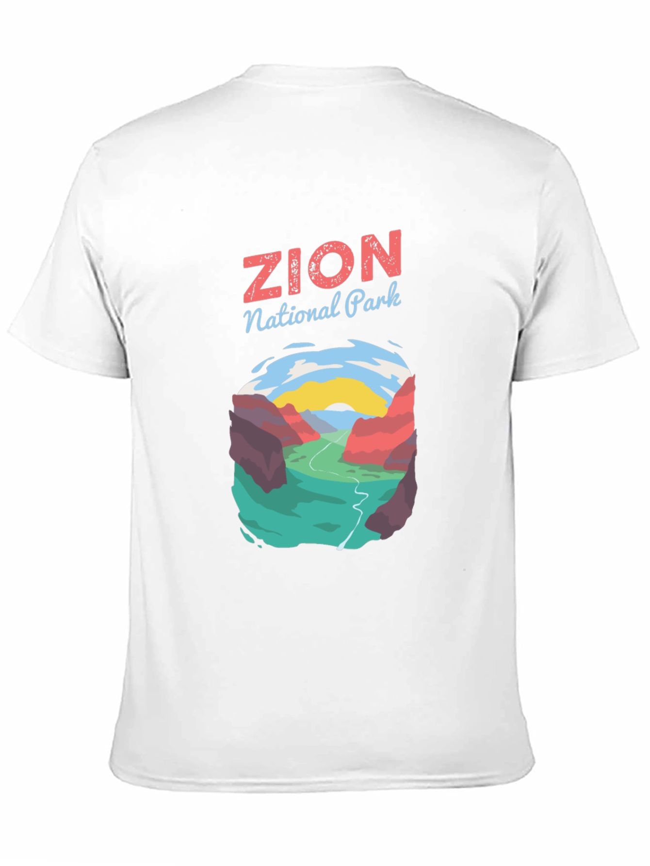 Zion National Park Graphic Tee - Black