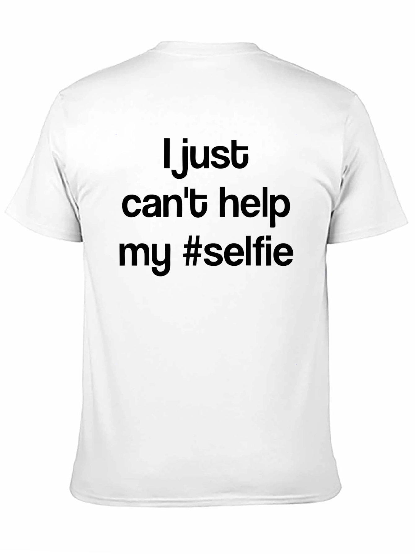 I Just Cant Help My #Selfie Graphic Tee