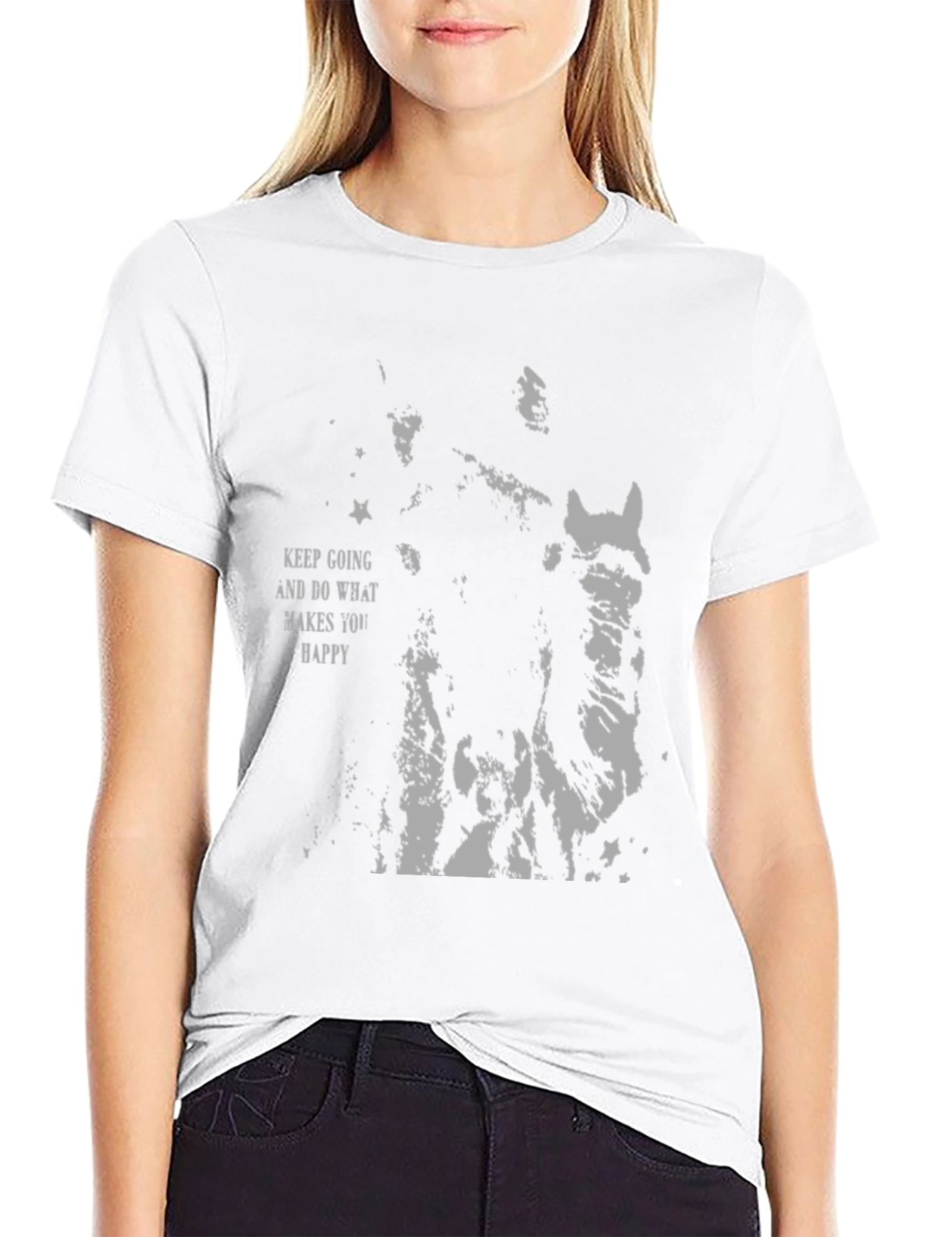 Keep Going Graphic Tee - Black