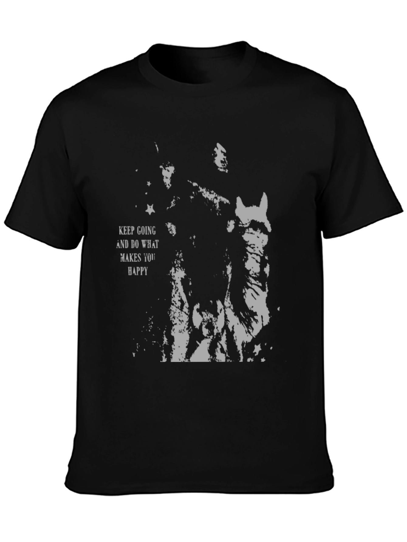 Keep Going Graphic Tee - Black