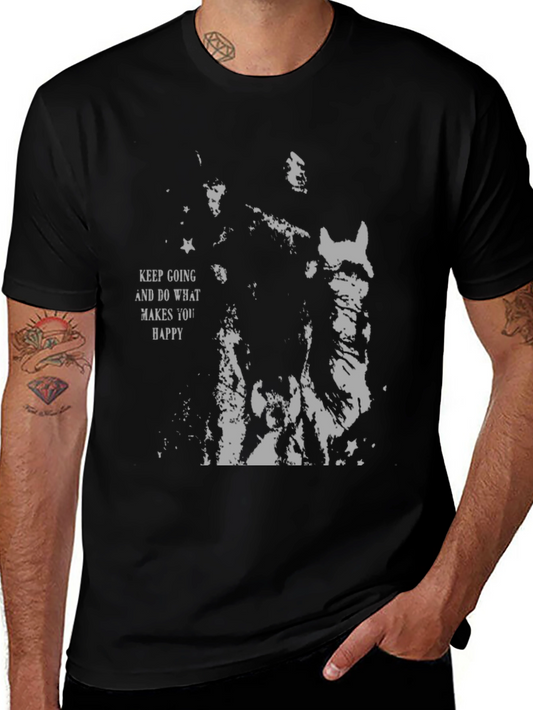 Keep Going Graphic Tee - Black