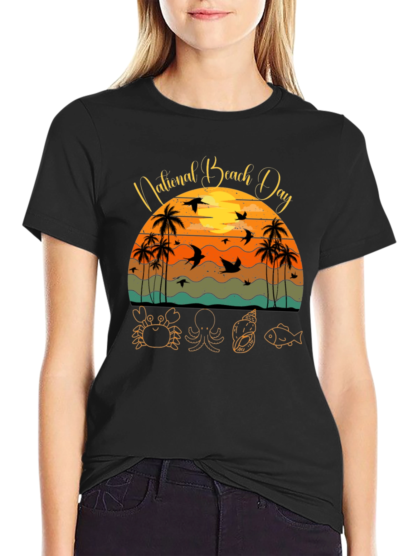 National Beach Day Graphic Tee