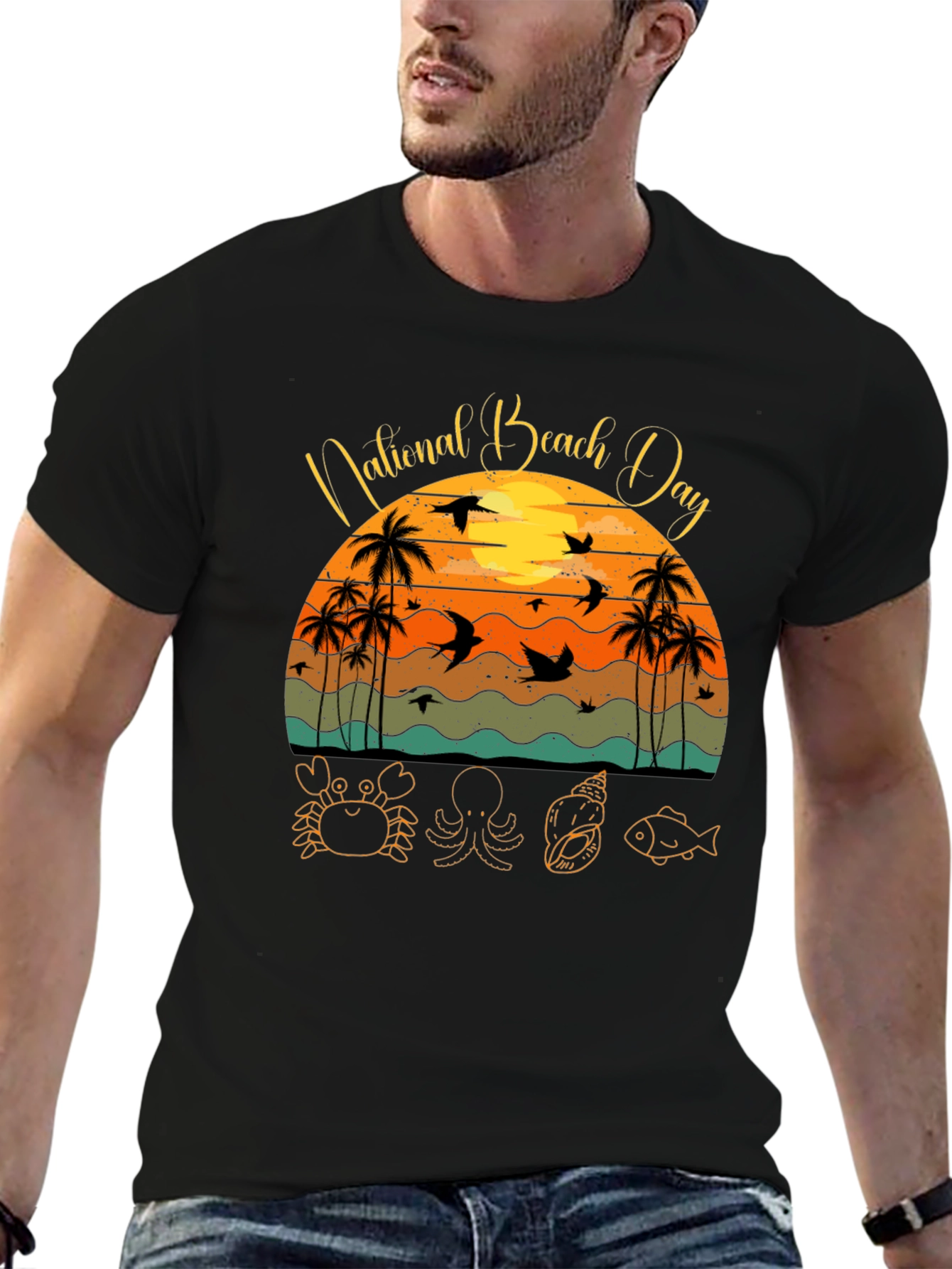 National Beach Day Graphic Tee