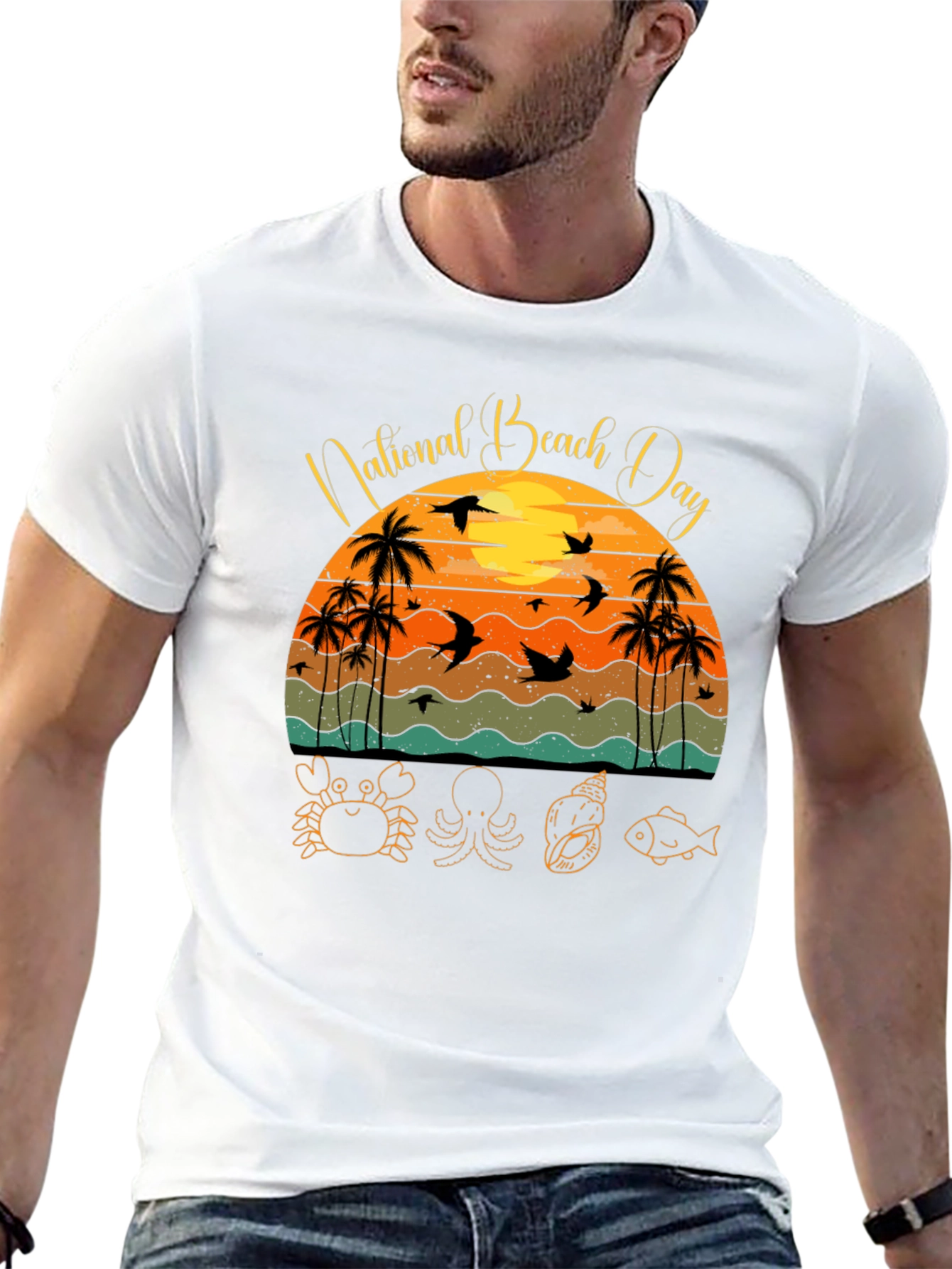 National Beach Day Graphic Tee