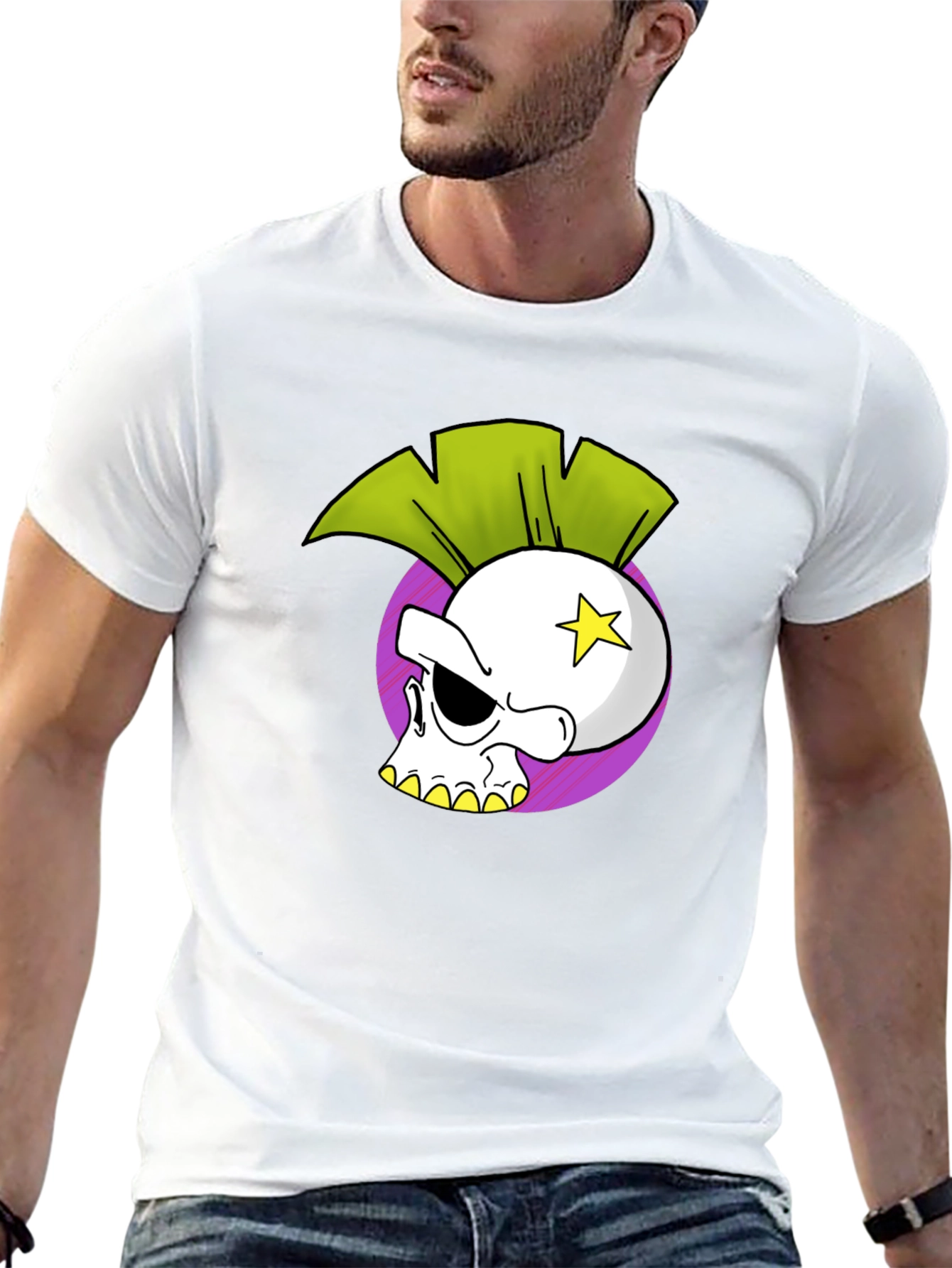 Punk Skull Graphic Tee