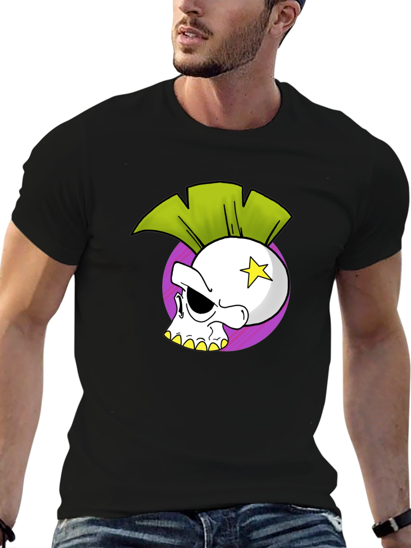 Punk Skull Graphic Tee