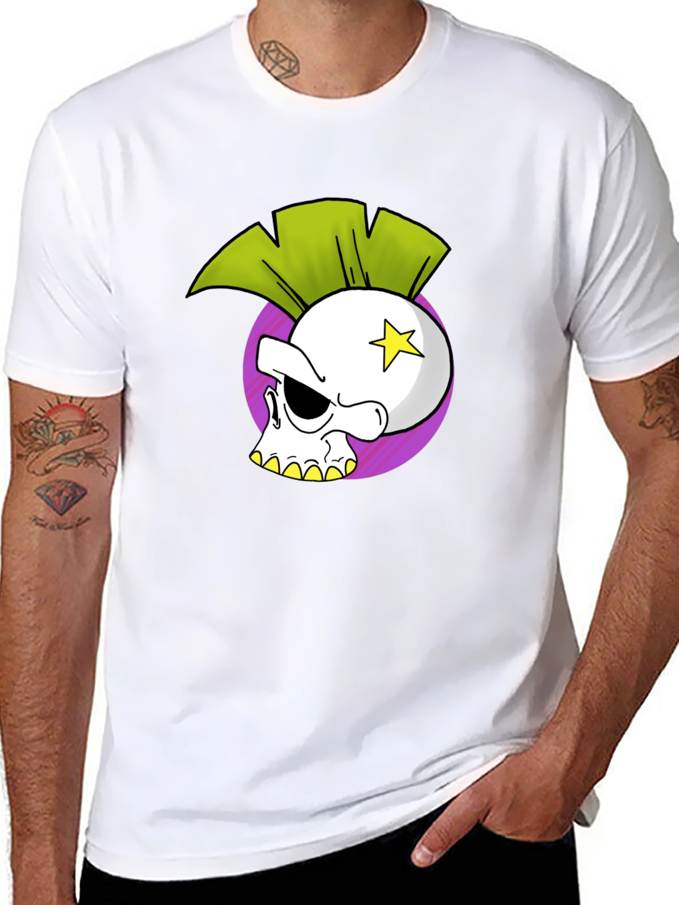 Punk Skull Graphic Tee