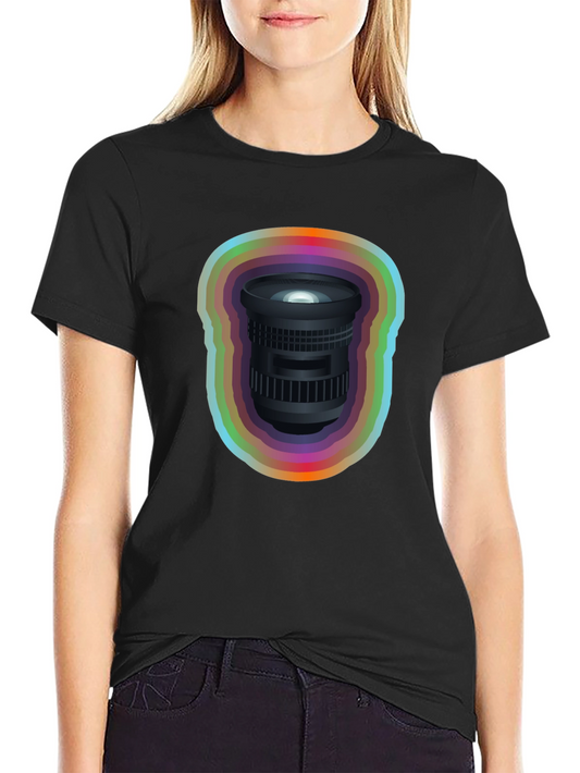 Rainbow Lens Graphic Tee - Photographer Gift