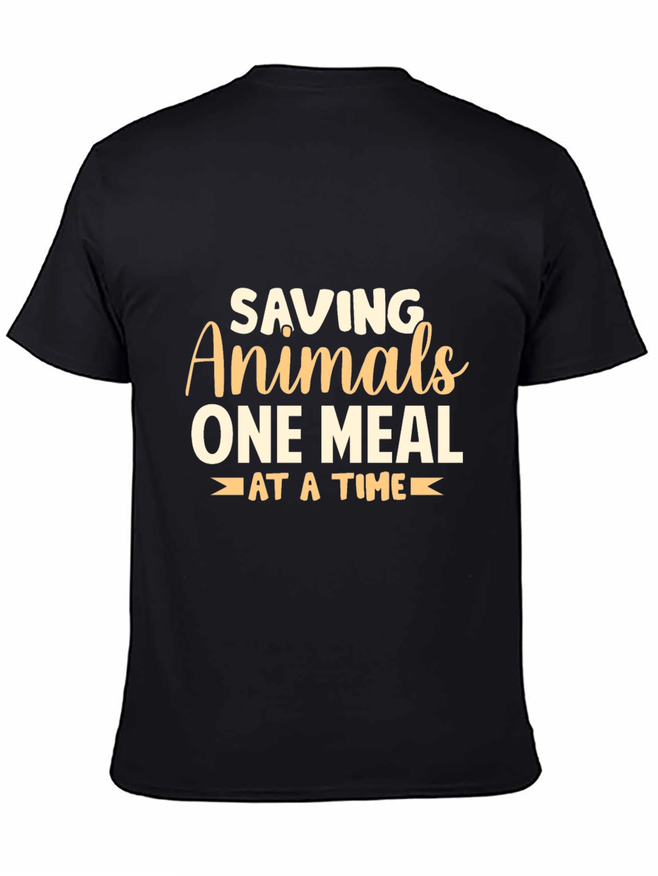 Saving Animals Graphic Tee - Vegan Message Shirt