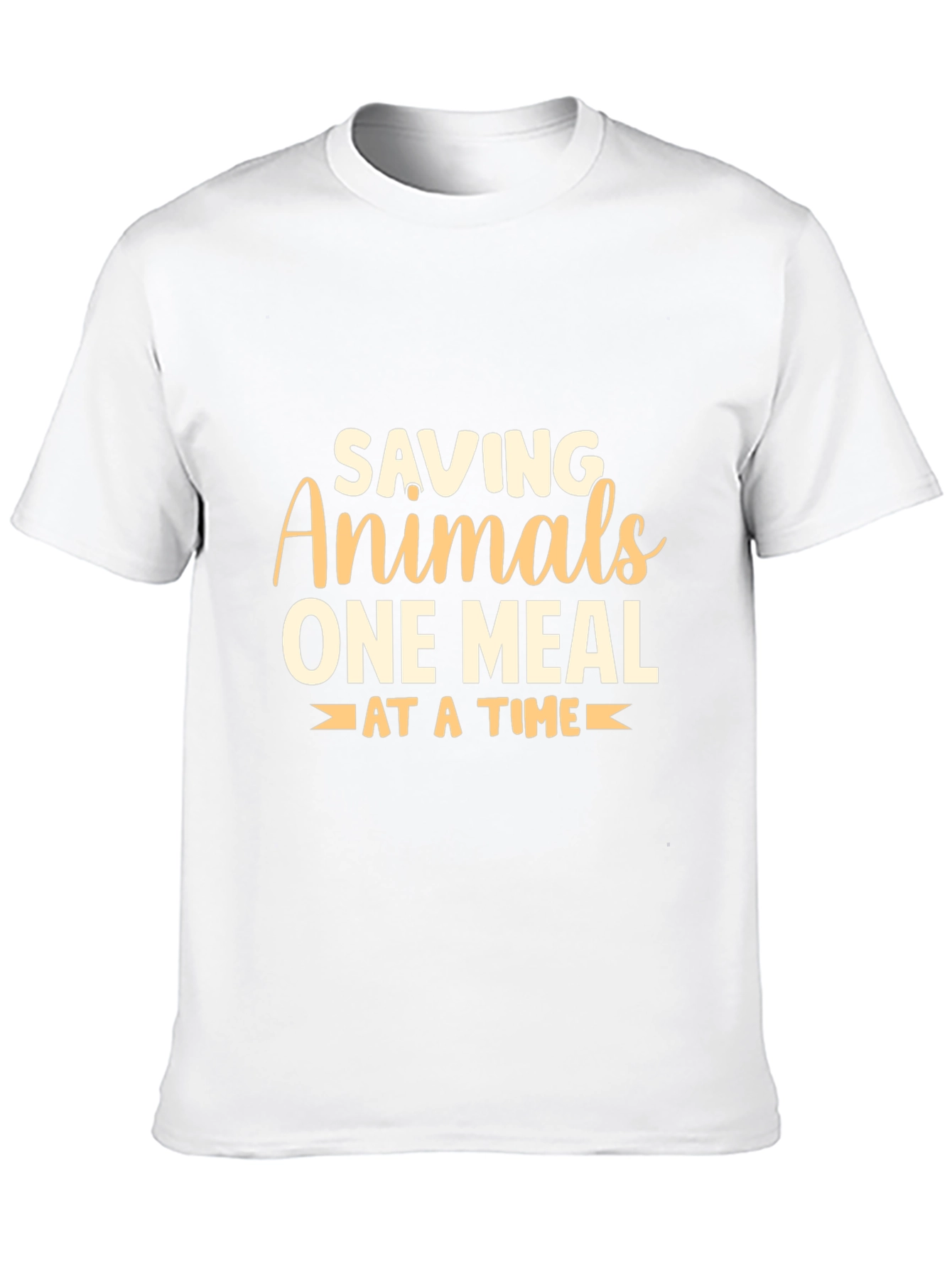 Saving Animals Graphic Tee - Vegan Message Shirt