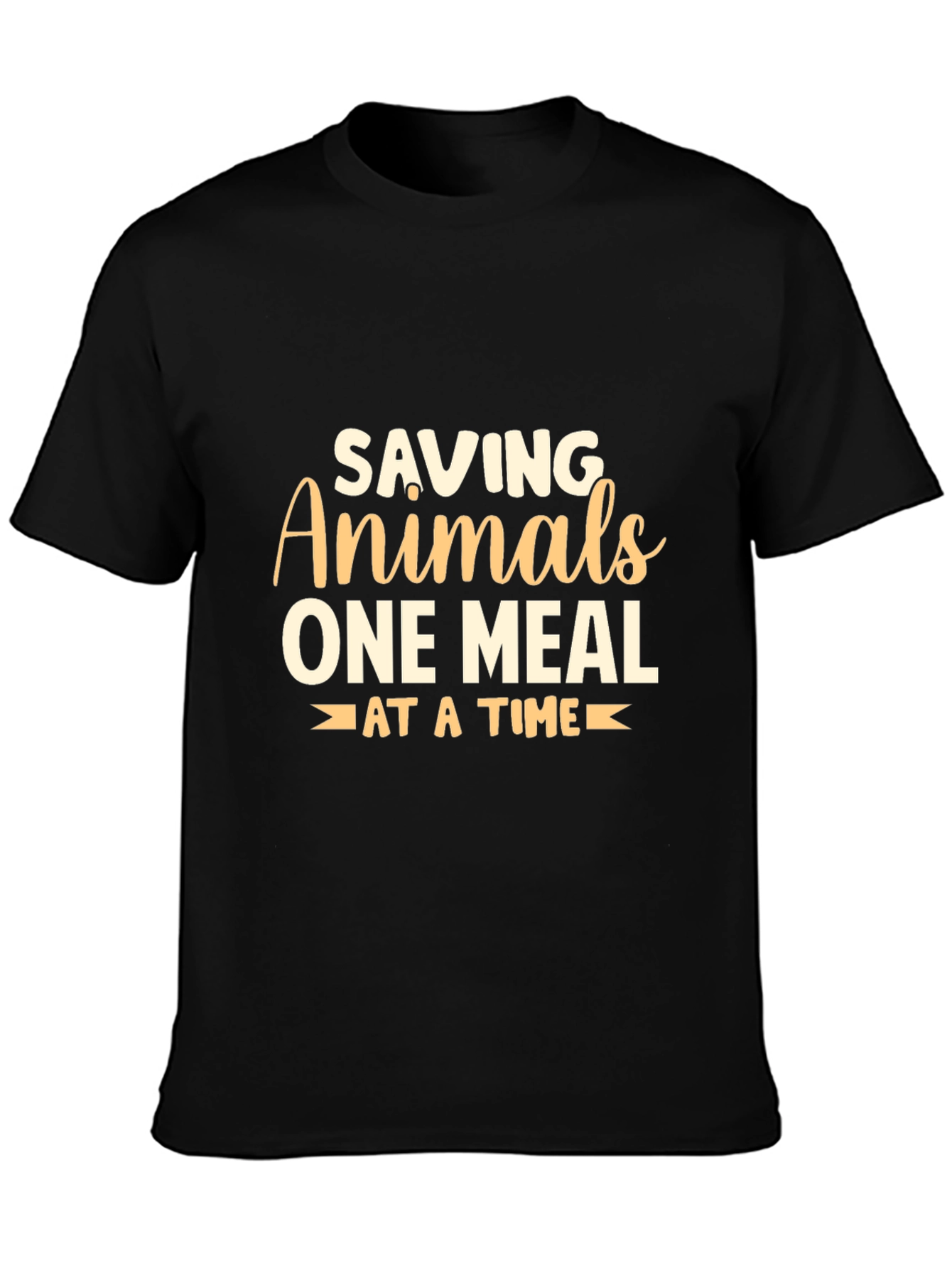 Saving Animals Graphic Tee - Vegan Message Shirt