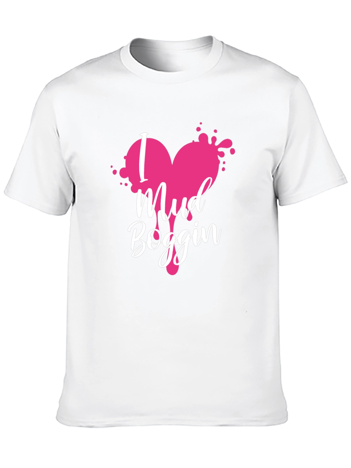 Mud Boggin Heart Graphic Tee - Black