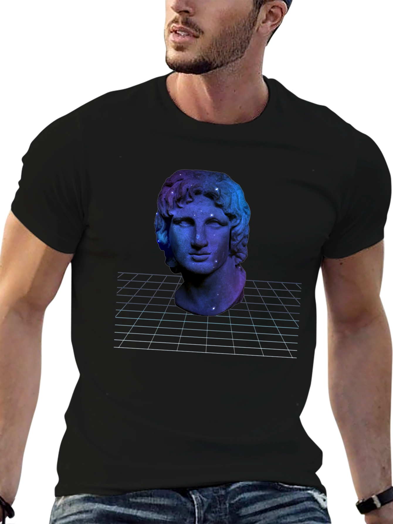 Nebula Statue Graphic Tee
