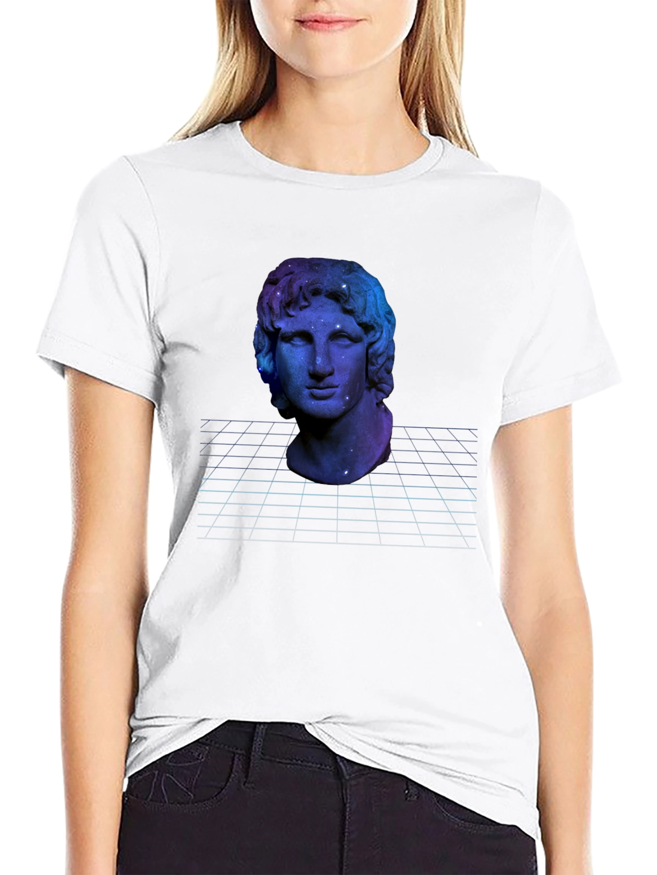 Nebula Statue Graphic Tee