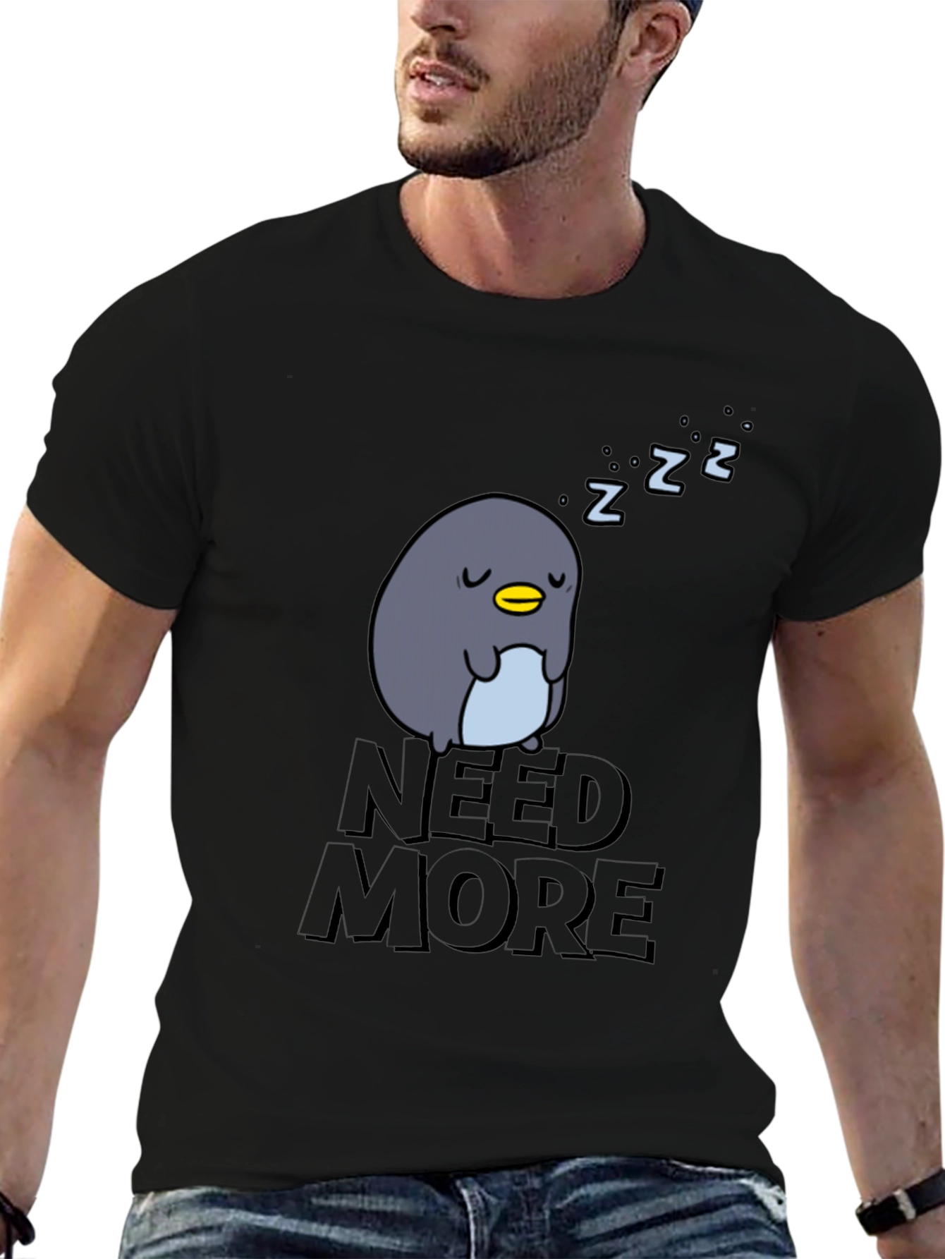 Need More Sleep Penguin T-Shirt