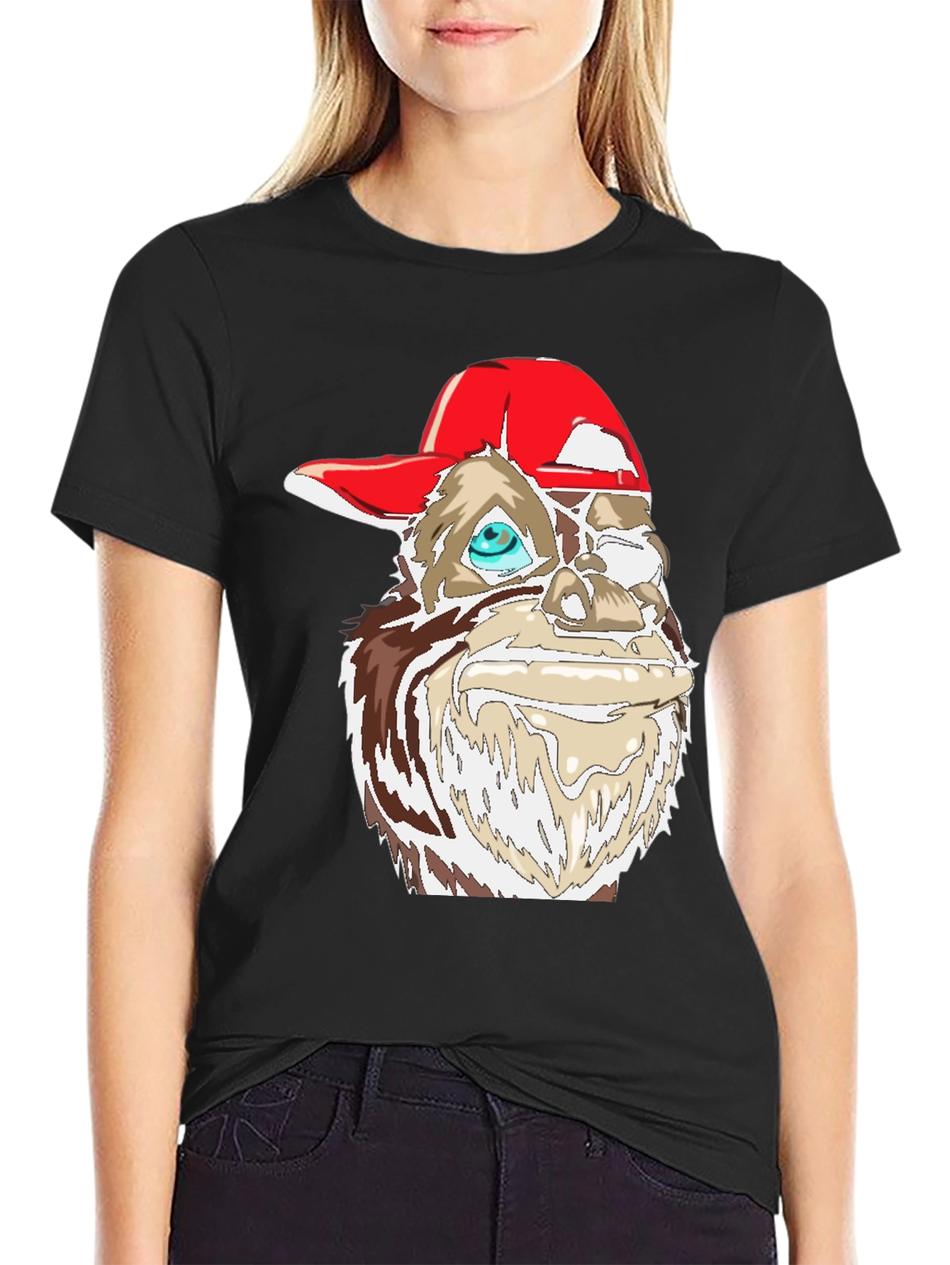 Cool Ape Graphic Tee - Black