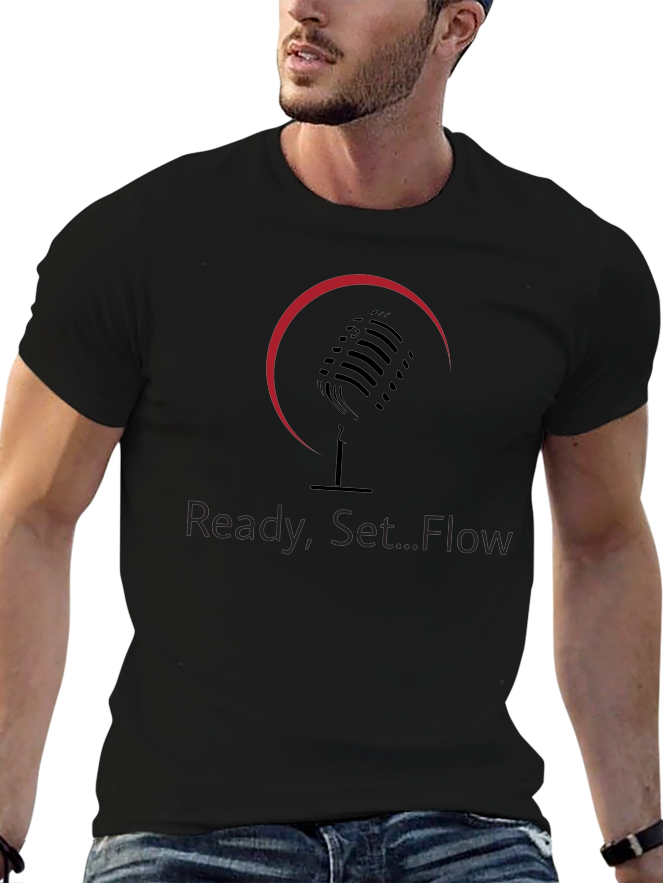 Ready Set Flow Microphone Graphic Tee